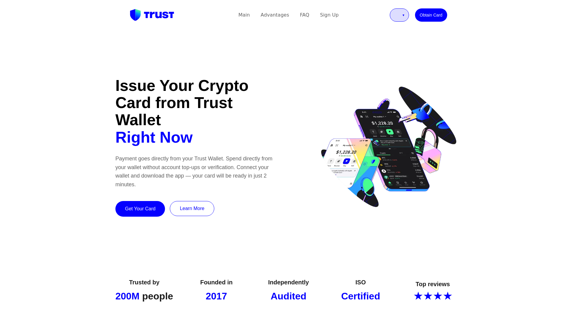 website screenshot of https://trust-virtual.fyi/
