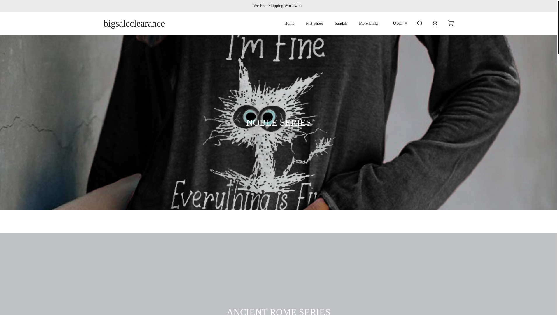 website screenshot of https://bigsaleclearance.com/