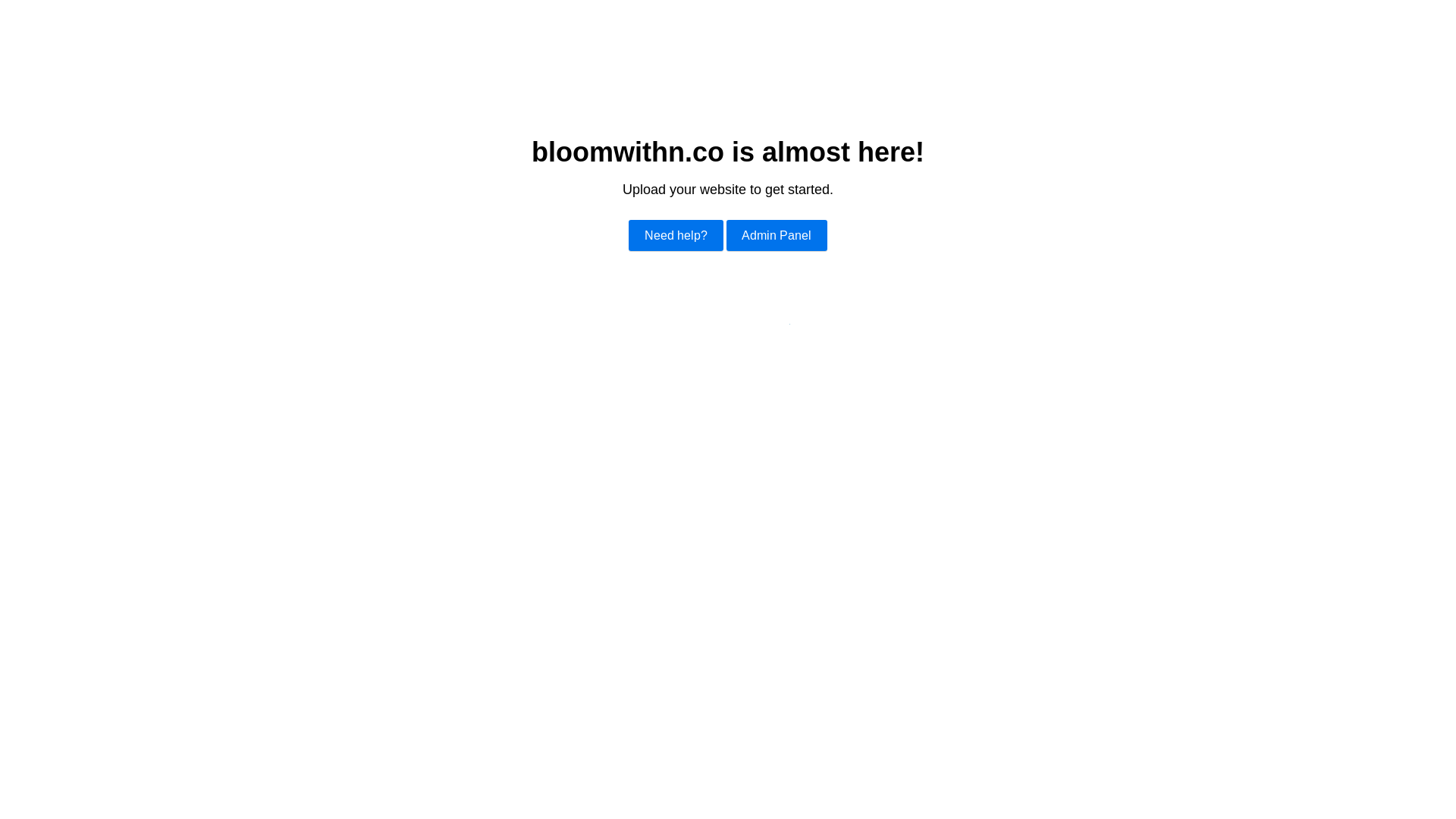 website screenshot of https://bloomwithn.co/