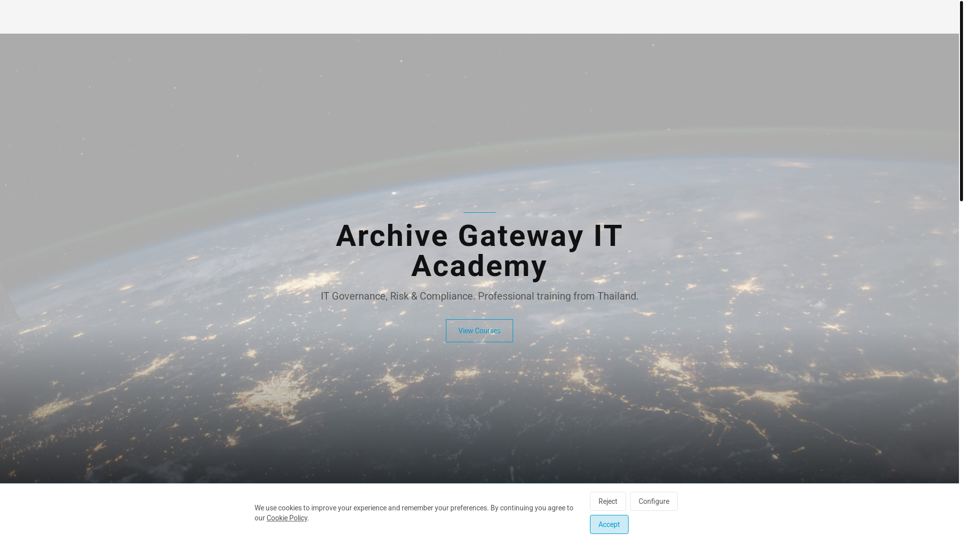 website screenshot of https://archive-gateway.digital/