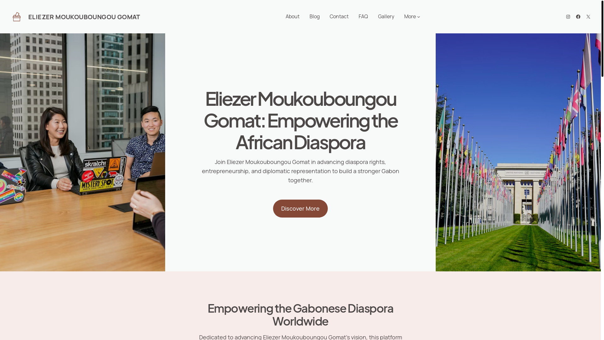 website screenshot of https://eliezergomat.com/