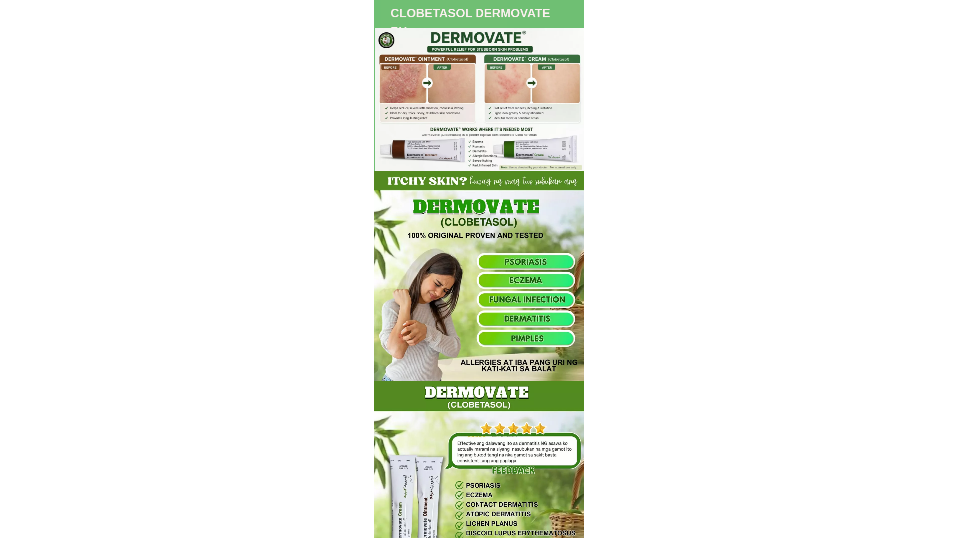 website screenshot of https://clobetasoldermovateph.com/
