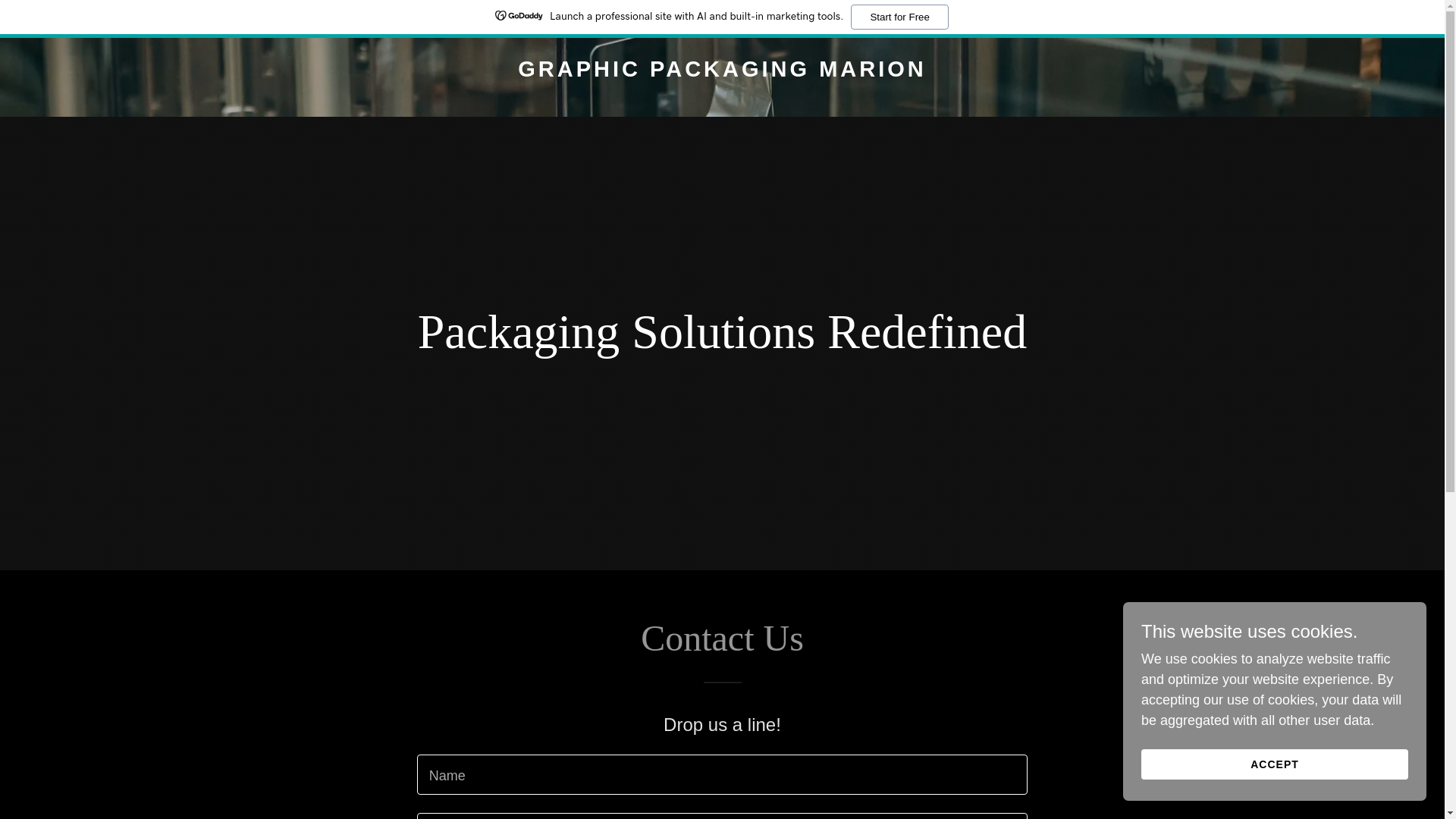 website screenshot of https://graphicpkg-marion.com/