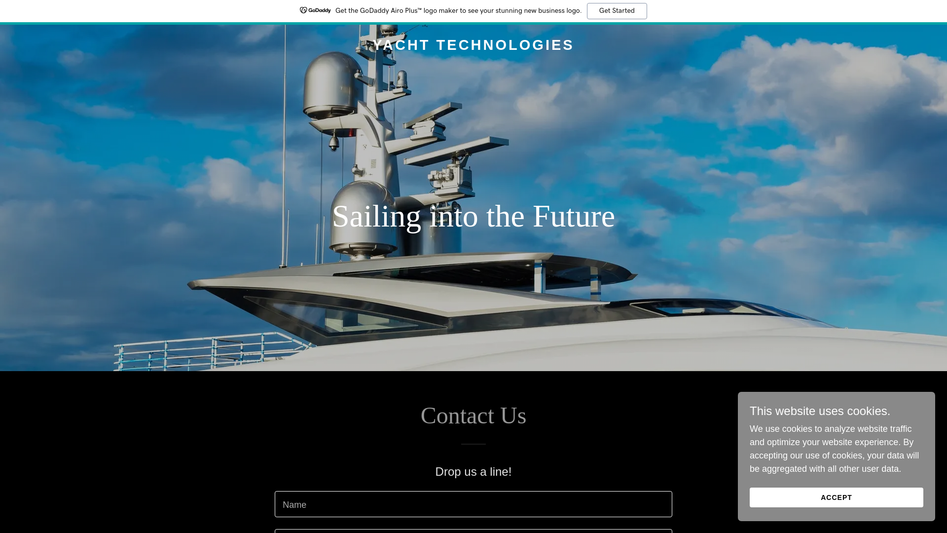 website screenshot of https://yachtecs.com/