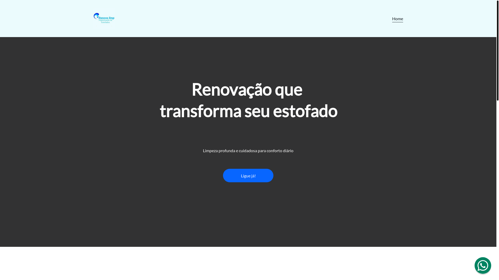 website screenshot of https://higienizacaodeestofados.shop/