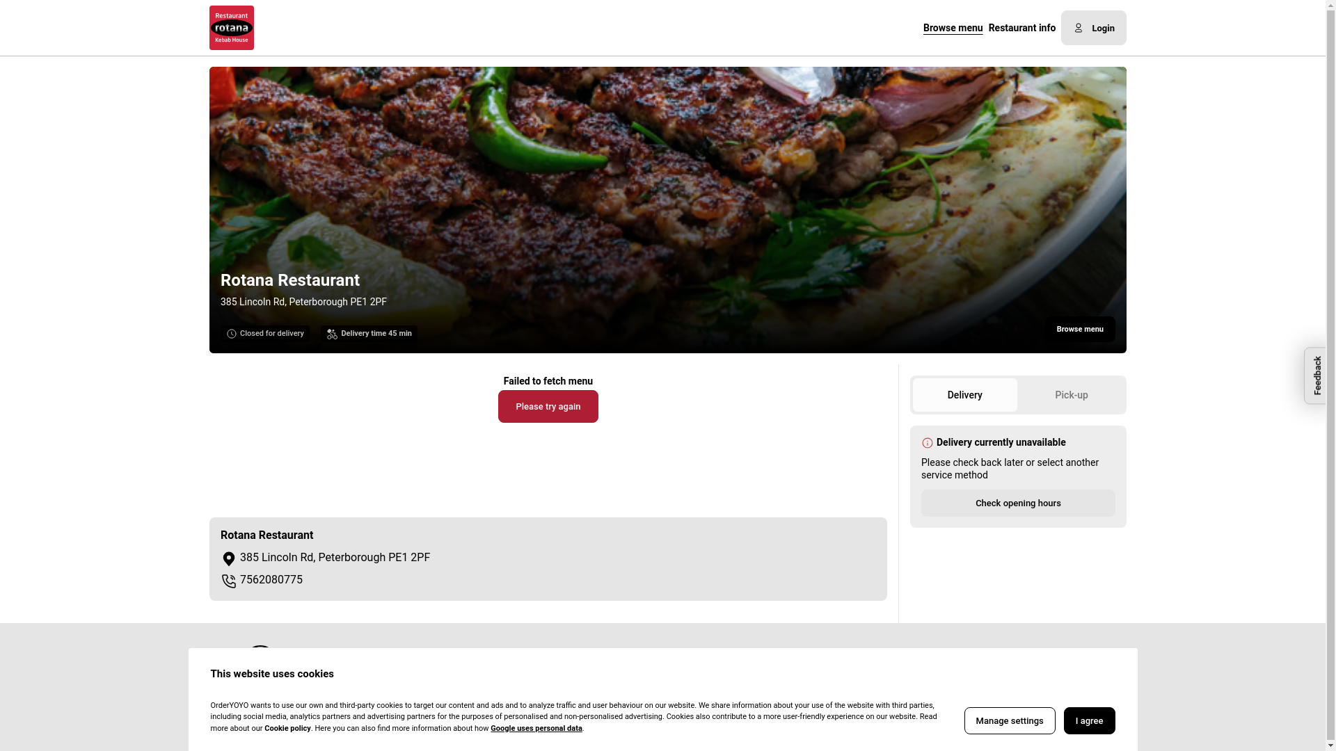 website screenshot of https://rotanarestaurantpeterborough.co.uk/