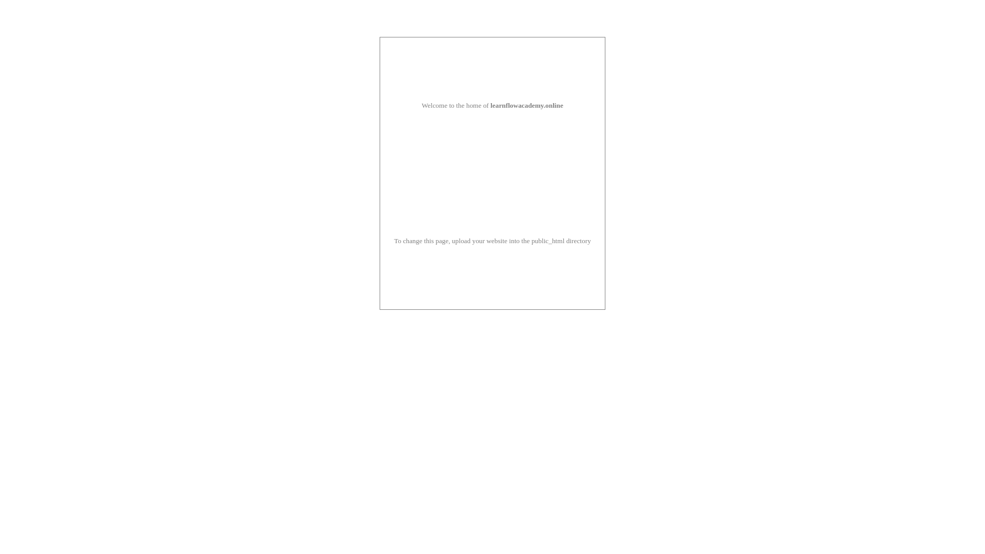 website screenshot of https://learnflowacademy.online/
