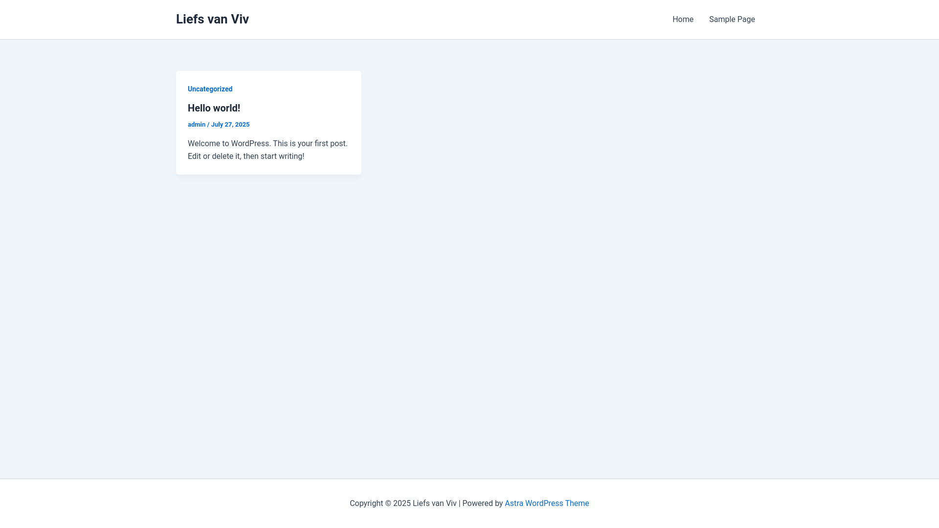 website screenshot of https://liefsvanviv.nl/