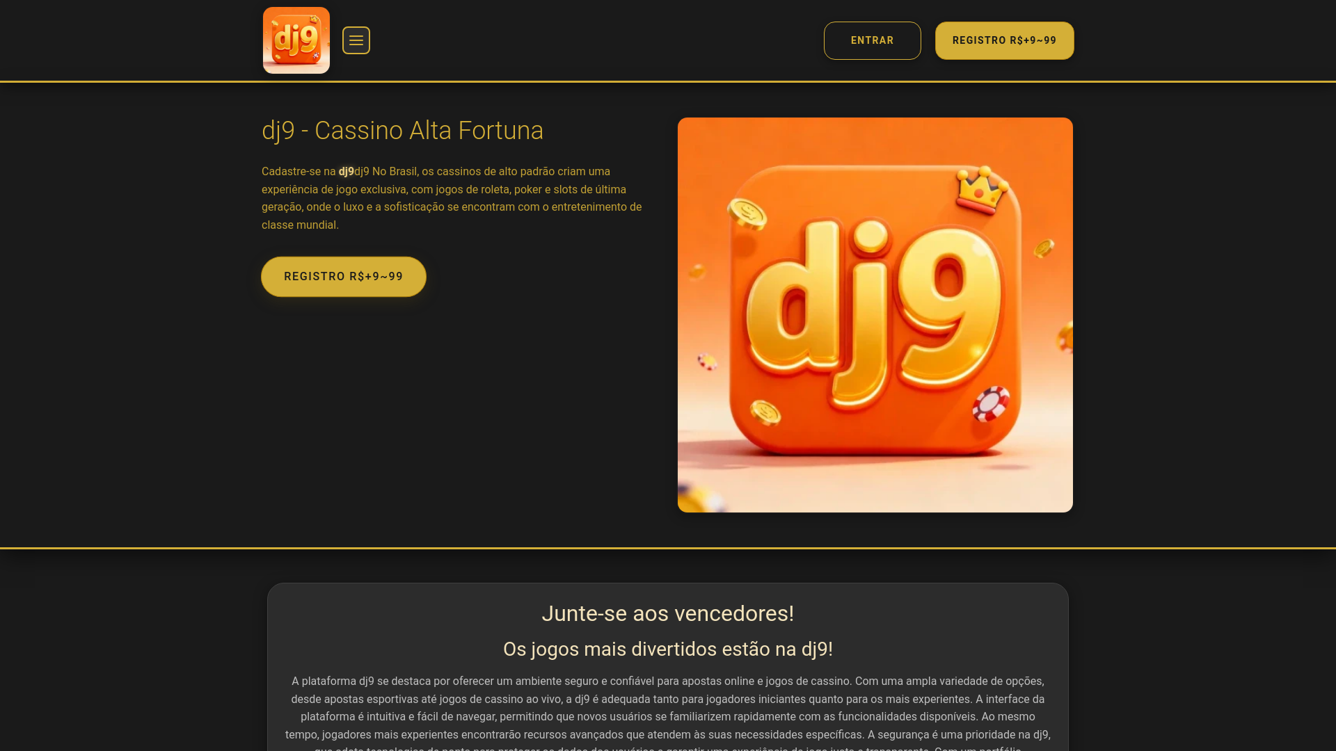 website screenshot of https://dj9cstop.com/