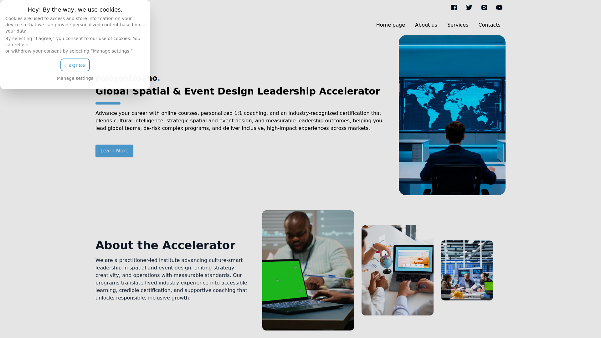 website screenshot of https://palosentosano.click/