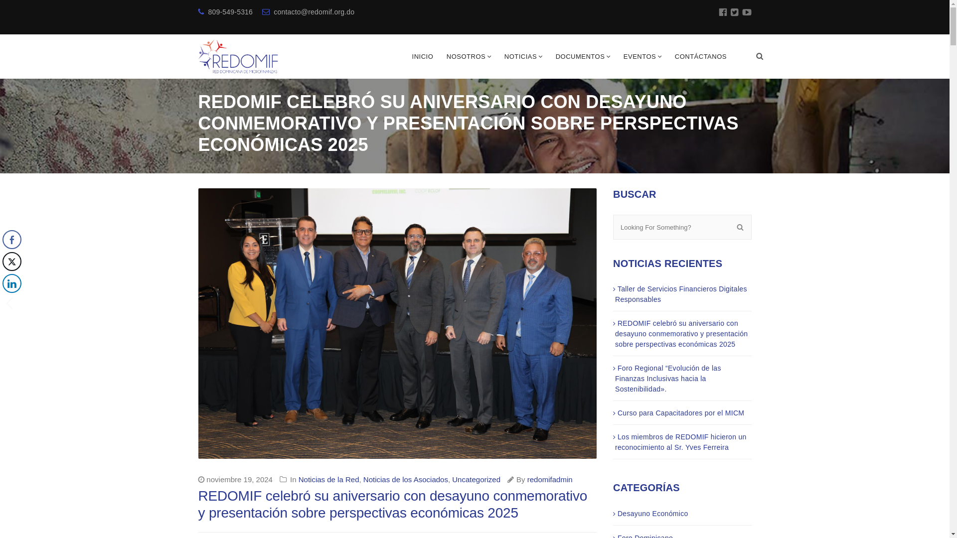 website screenshot of https://redomif.org.do/redomif-celebro-su-aniversario-con-desayuno-conmemorativo-y-presentacion-sobre-perspectivas-economicas-2025/