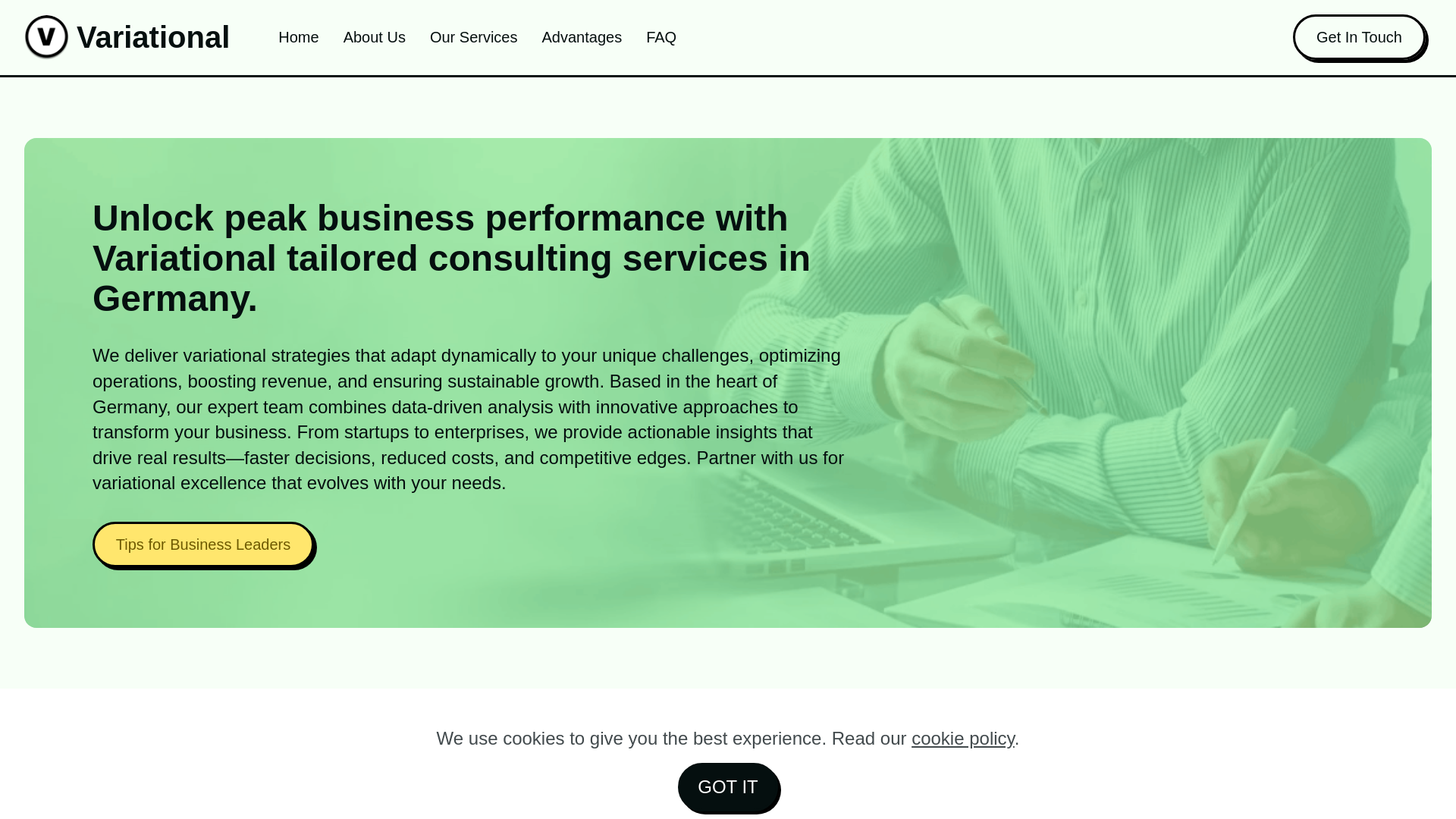 website screenshot of https://www.varialtional.xyz/