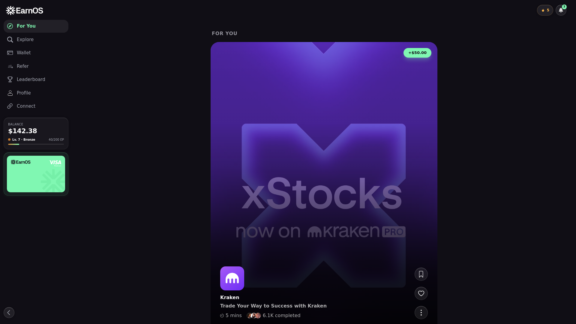 website screenshot of https://earnos-web-demo.pages.dev/