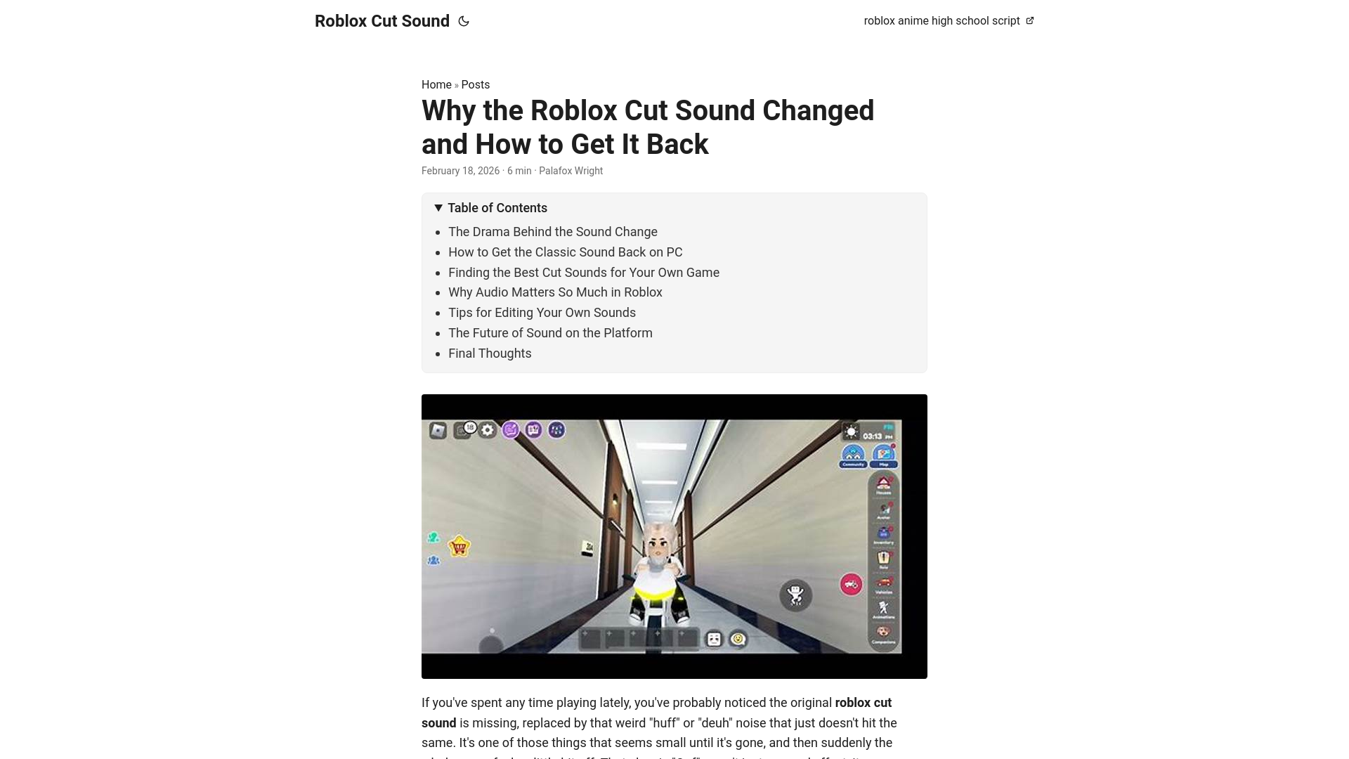 website screenshot of https://roblox-cut-sound.pages.dev/