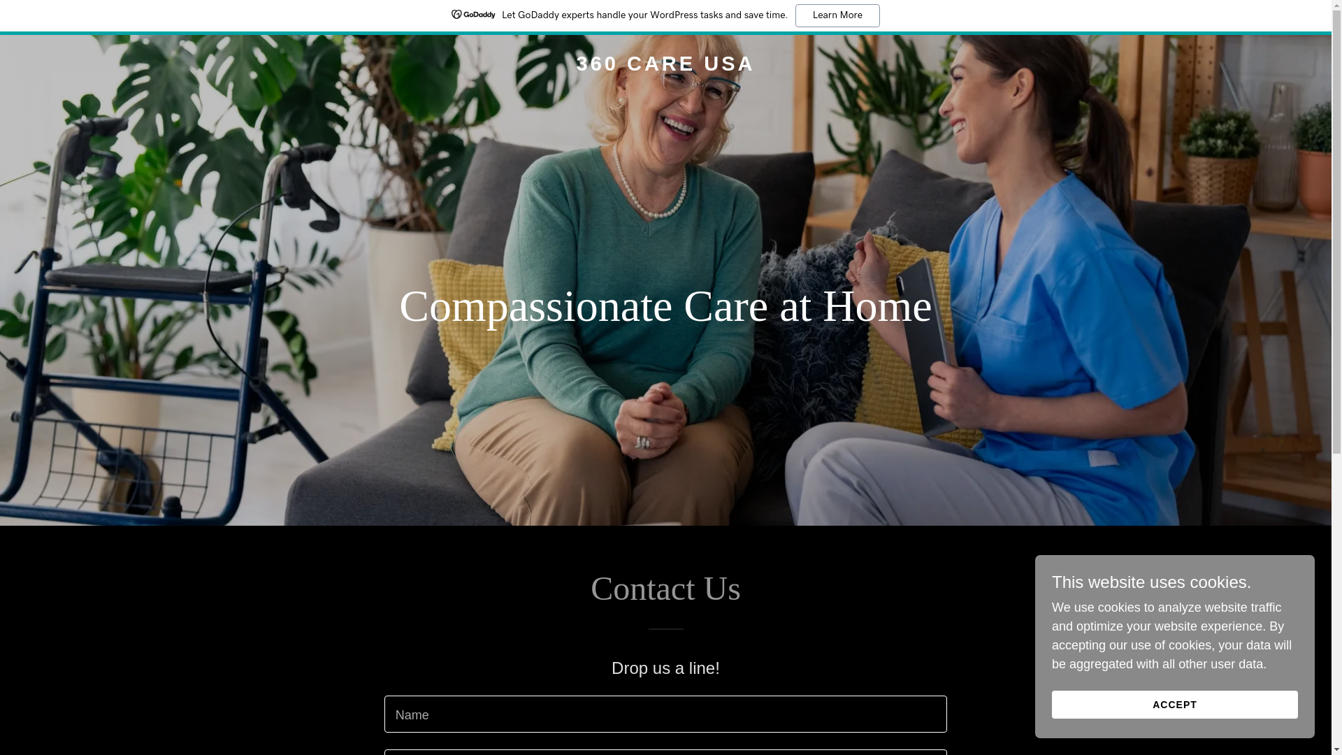 website screenshot of https://360careusa.com/