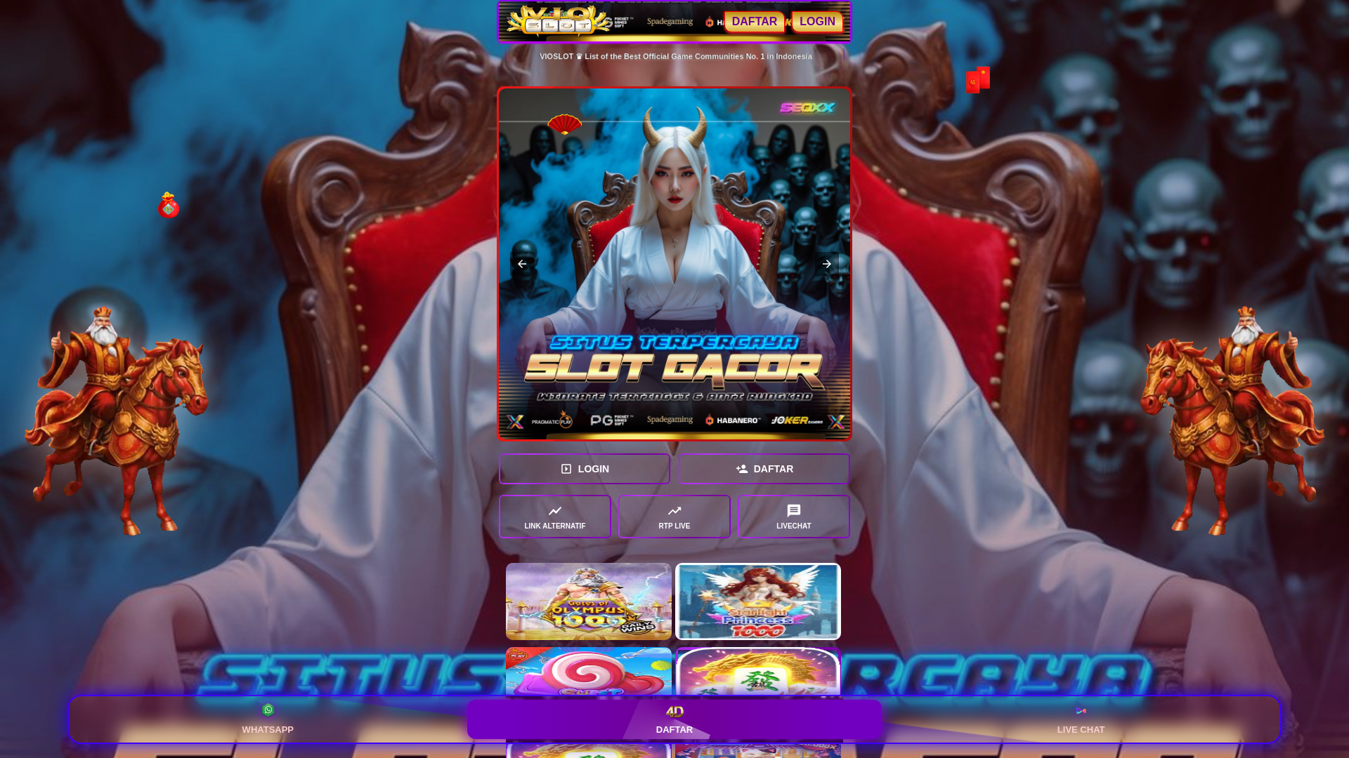 website screenshot of https://vioslot-modalnekats.pages.dev/