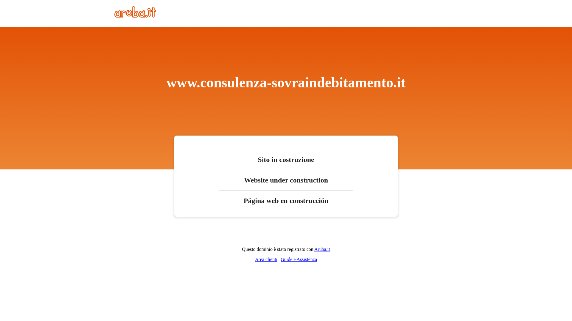 website screenshot of https://consulenza-sovraindebitamento.it/