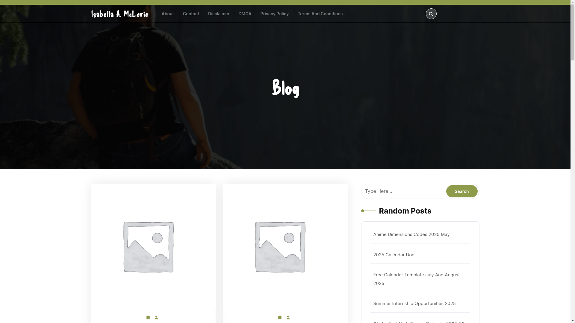 website screenshot of https://isabellaamclerie.pages.dev/