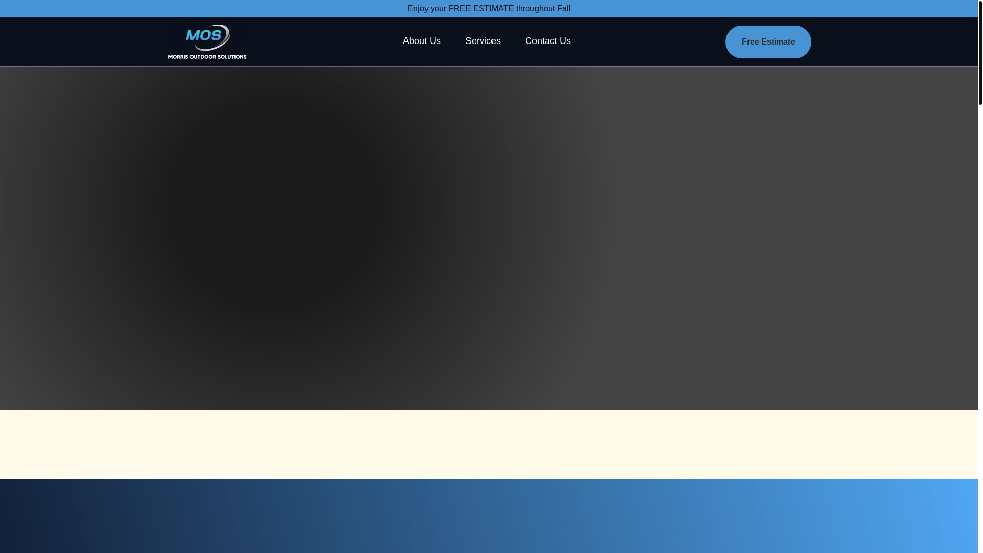 website screenshot of https://morrisoutdoorsolutions.com/