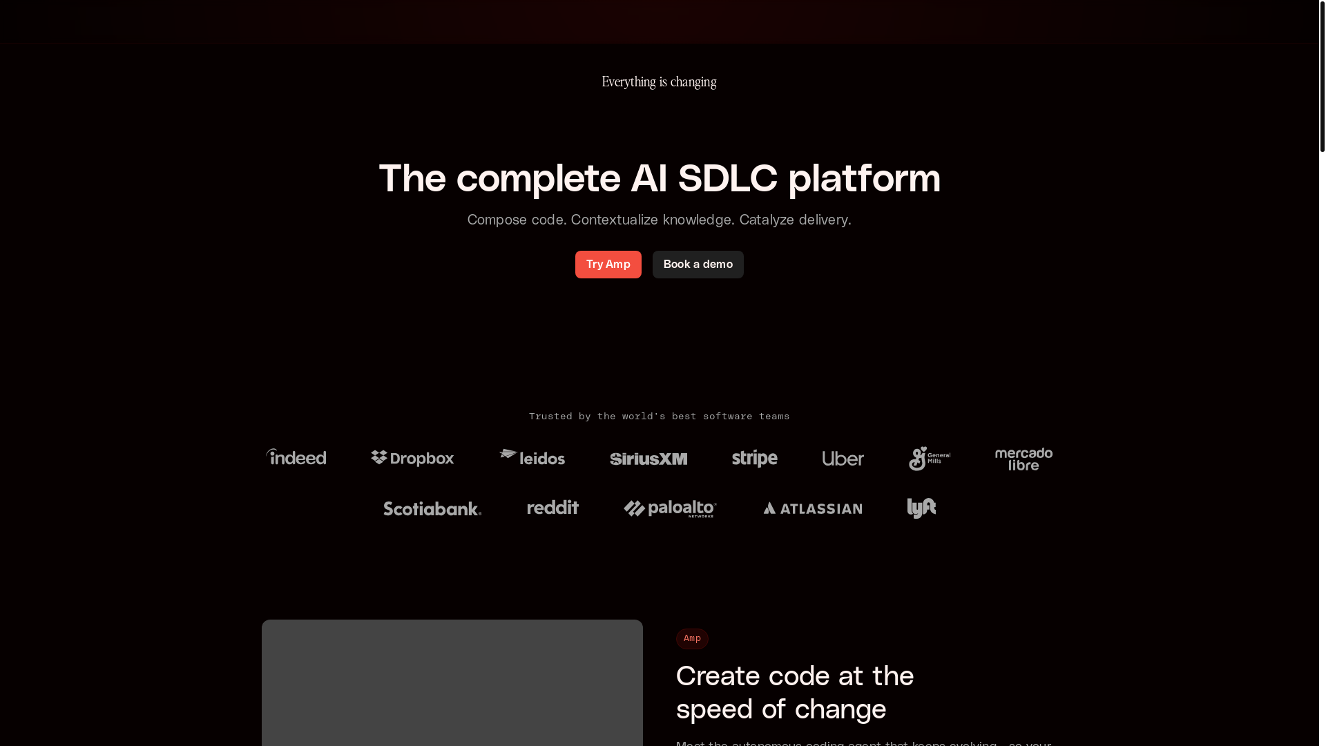 website screenshot of https://sourcegraph.com