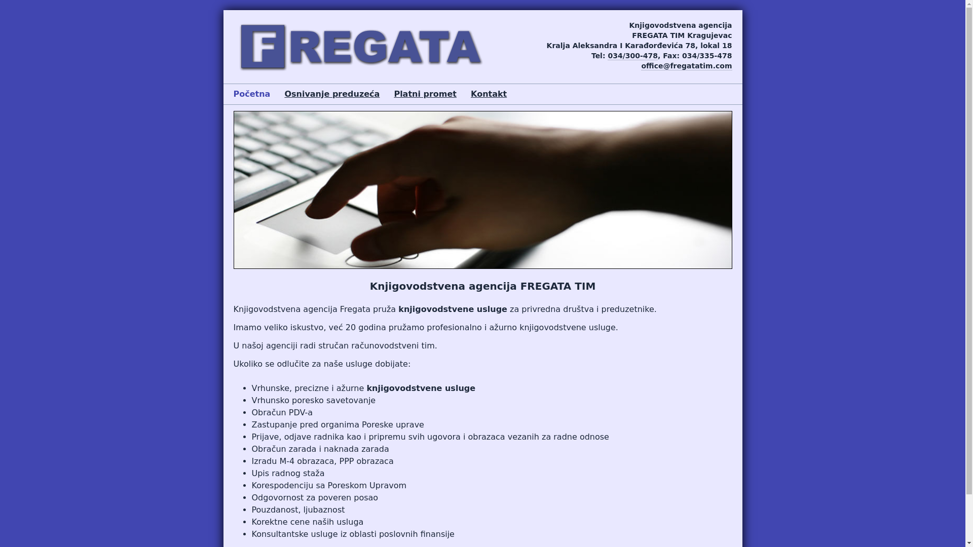 website screenshot of https://fregatatim.com/