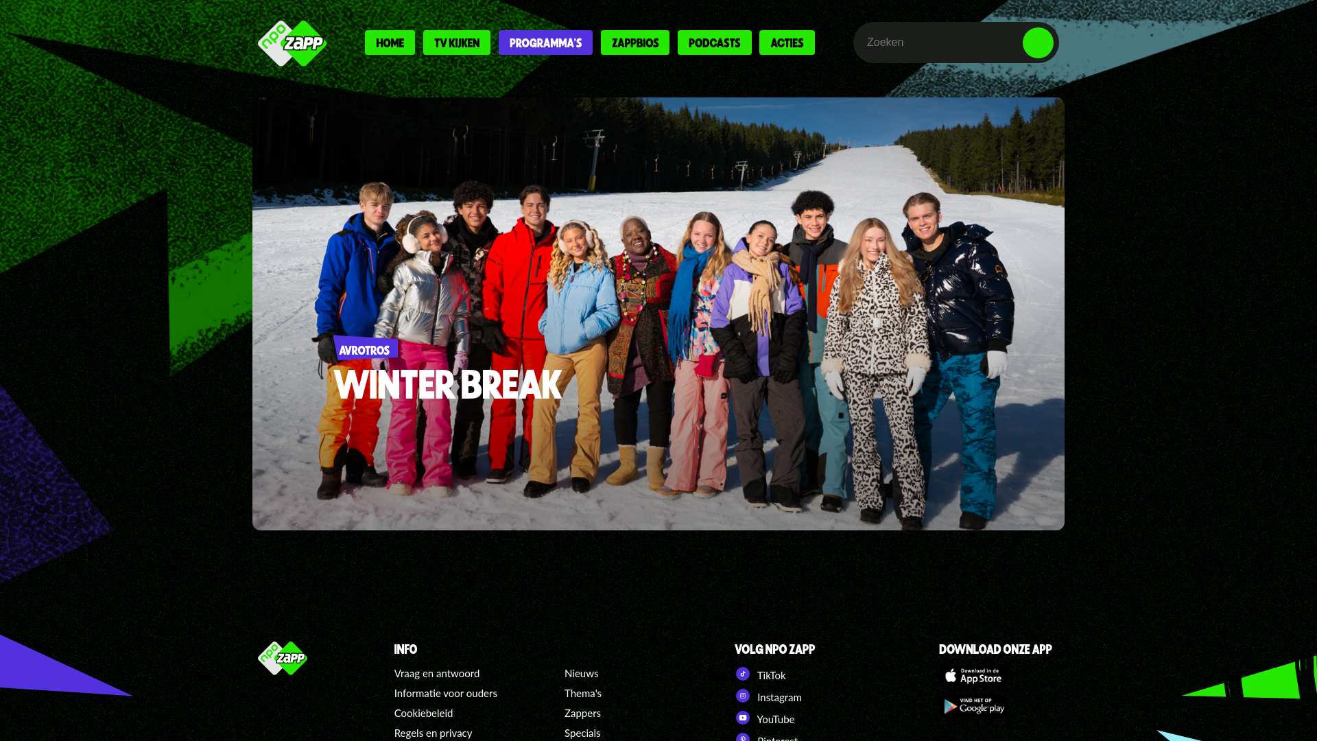 website screenshot of https://helpchaletwinterbreak.nl