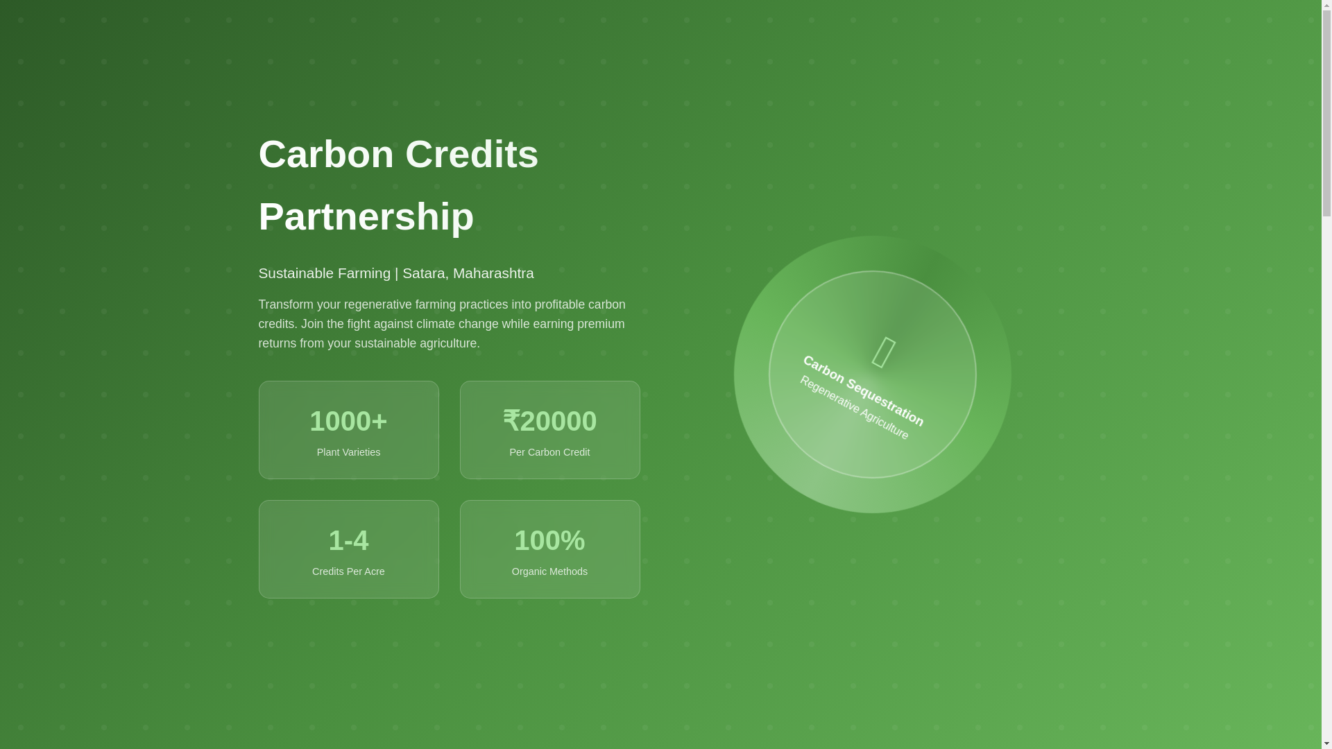 website screenshot of https://carbond-credit.pages.dev/