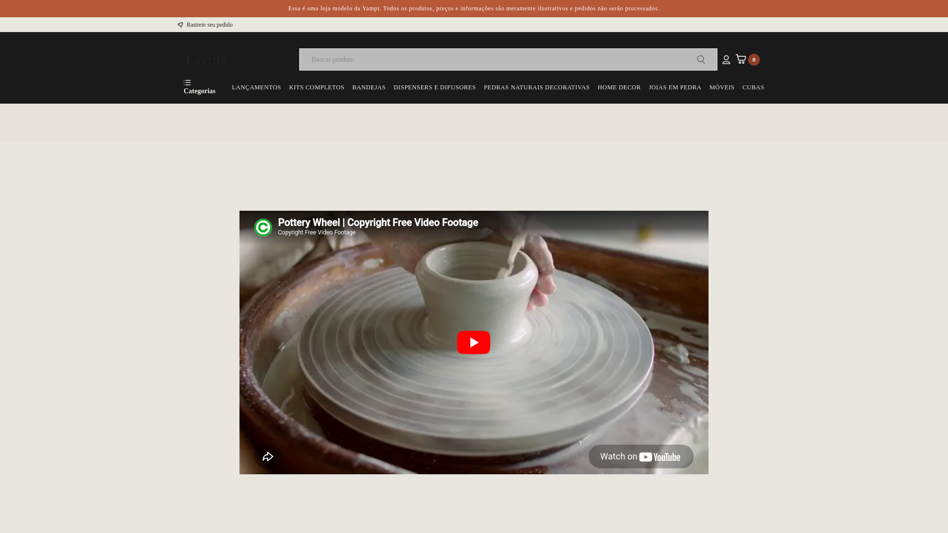 website screenshot of https://lavritastones.com.br/