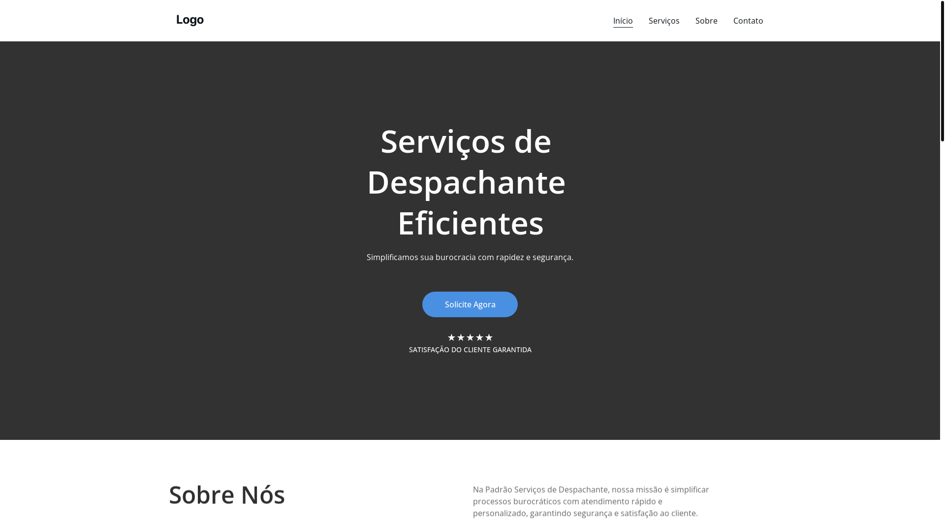 website screenshot of https://padraodespachan.online/