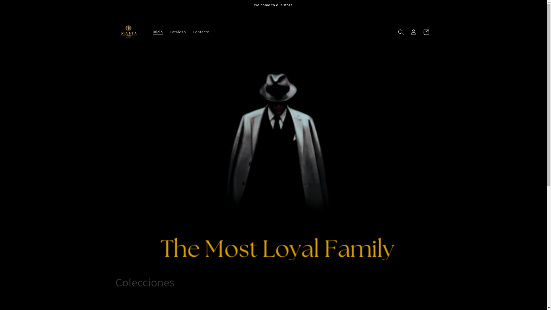 website screenshot of https://mafiafamilybrand.com/