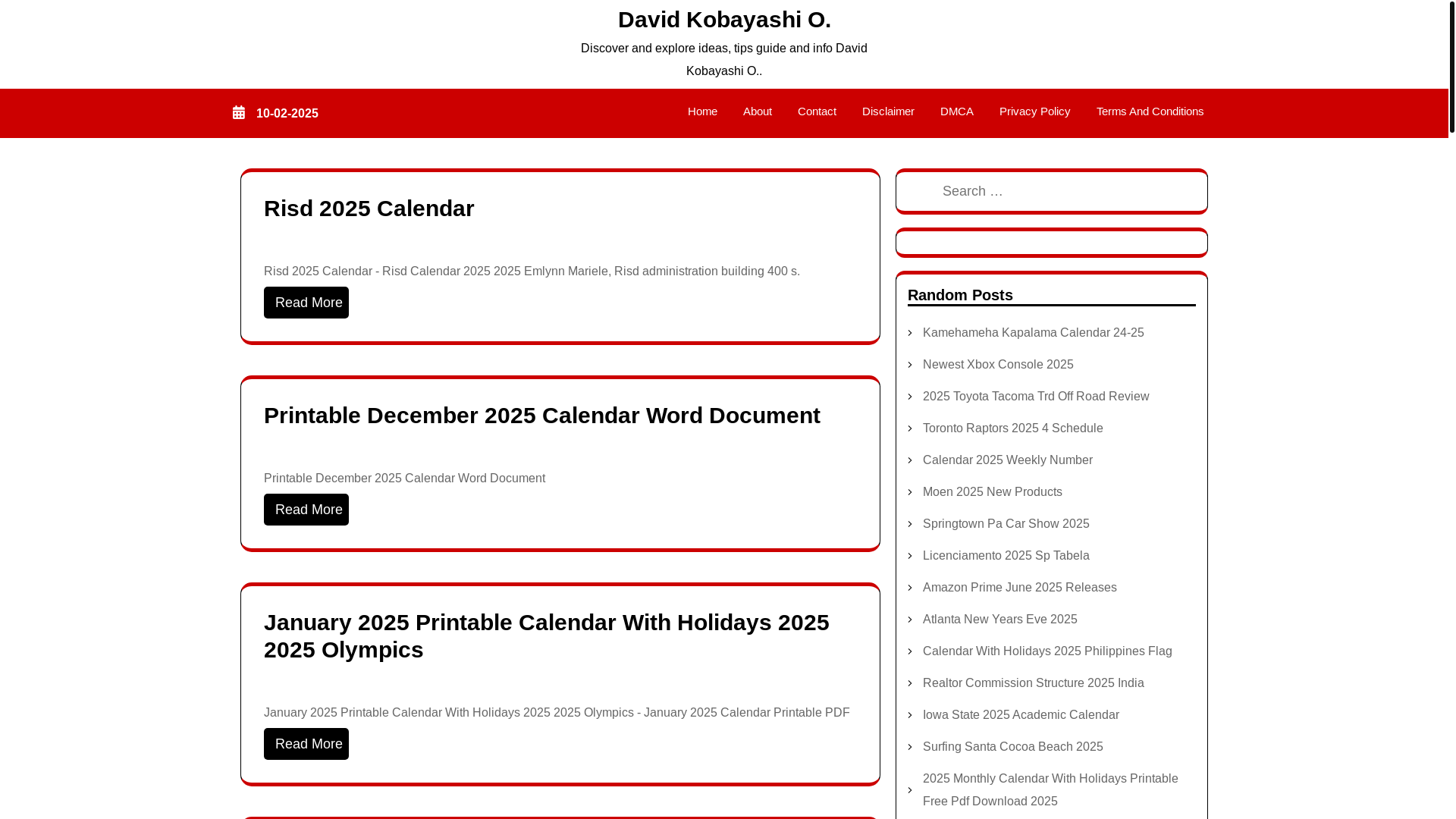 website screenshot of https://davidkobayashio.pages.dev/