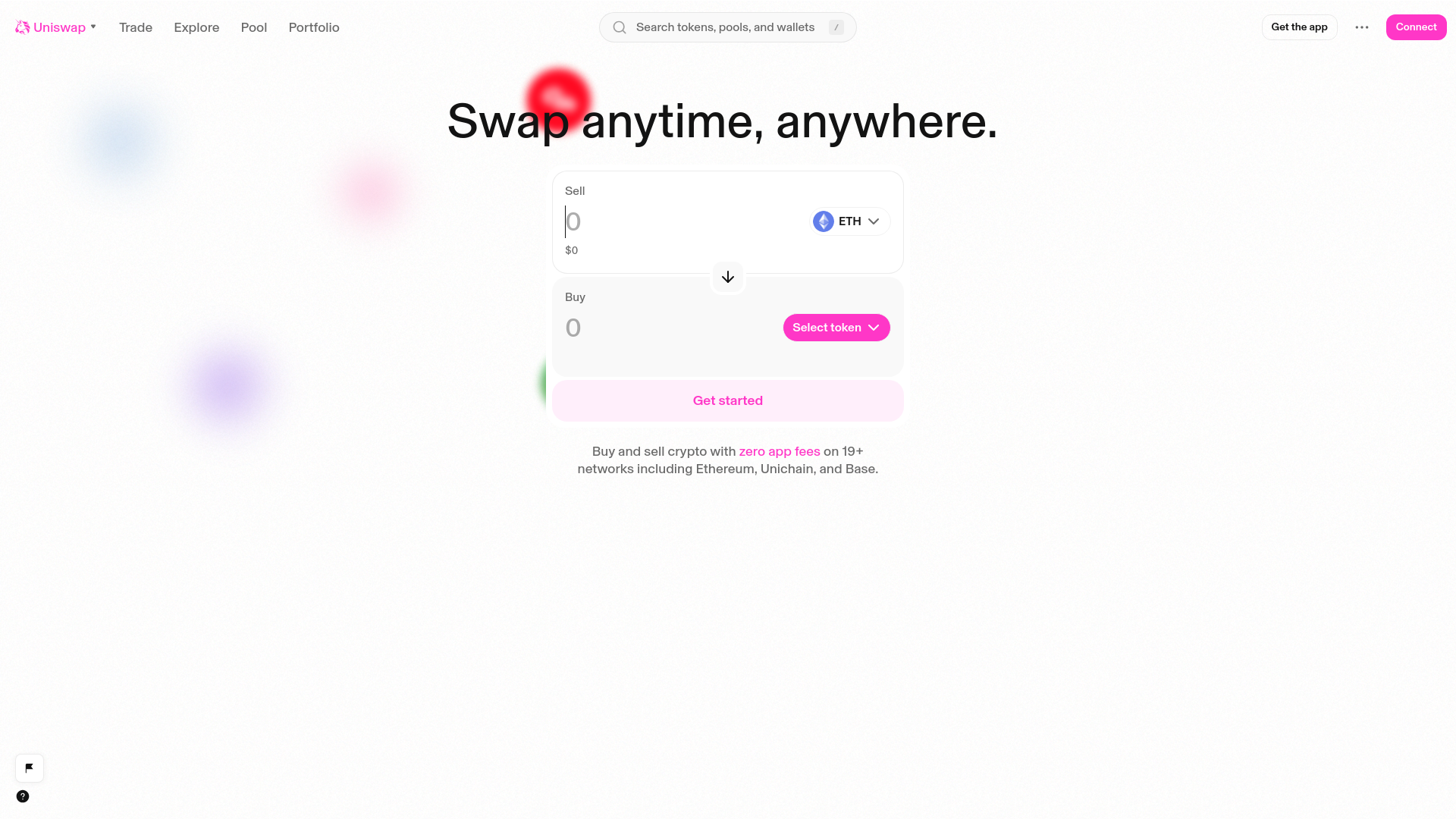 website screenshot of https://binance-1-2-11-uniswap.vercel.app
