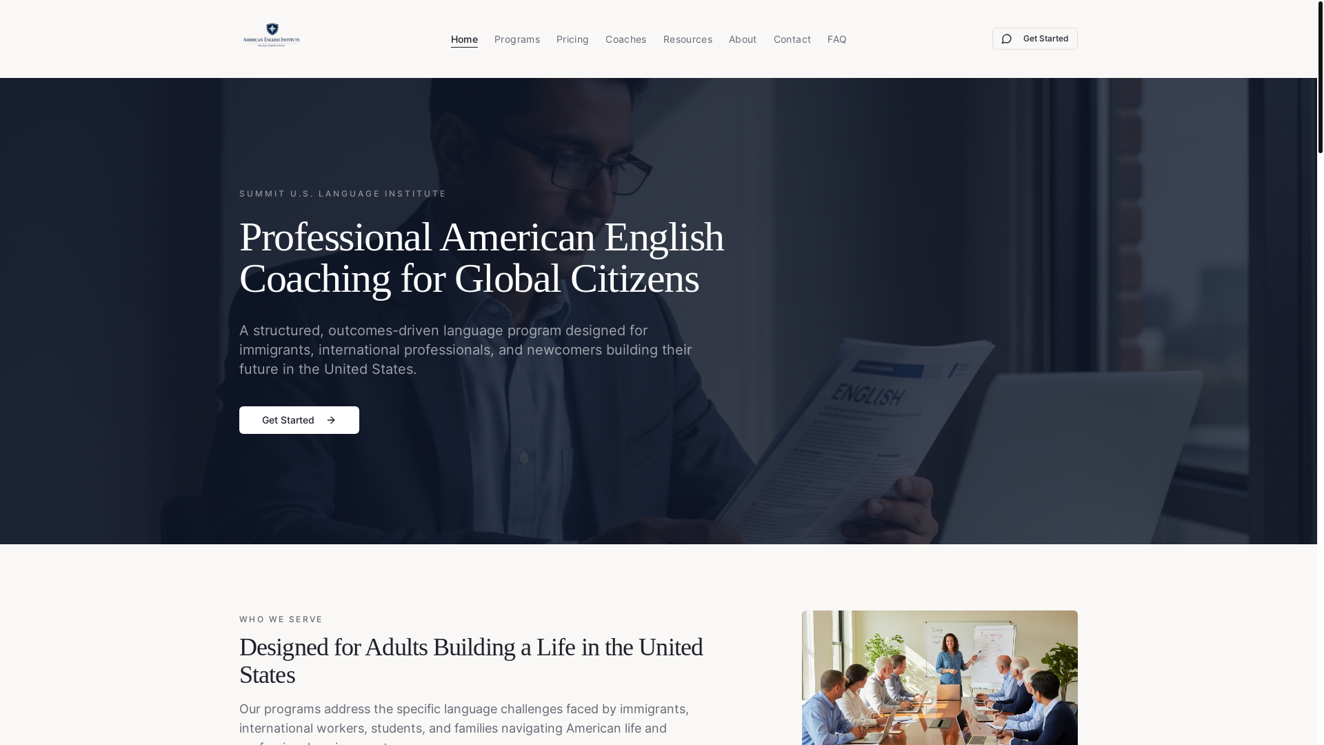 website screenshot of https://languageprohub.com/
