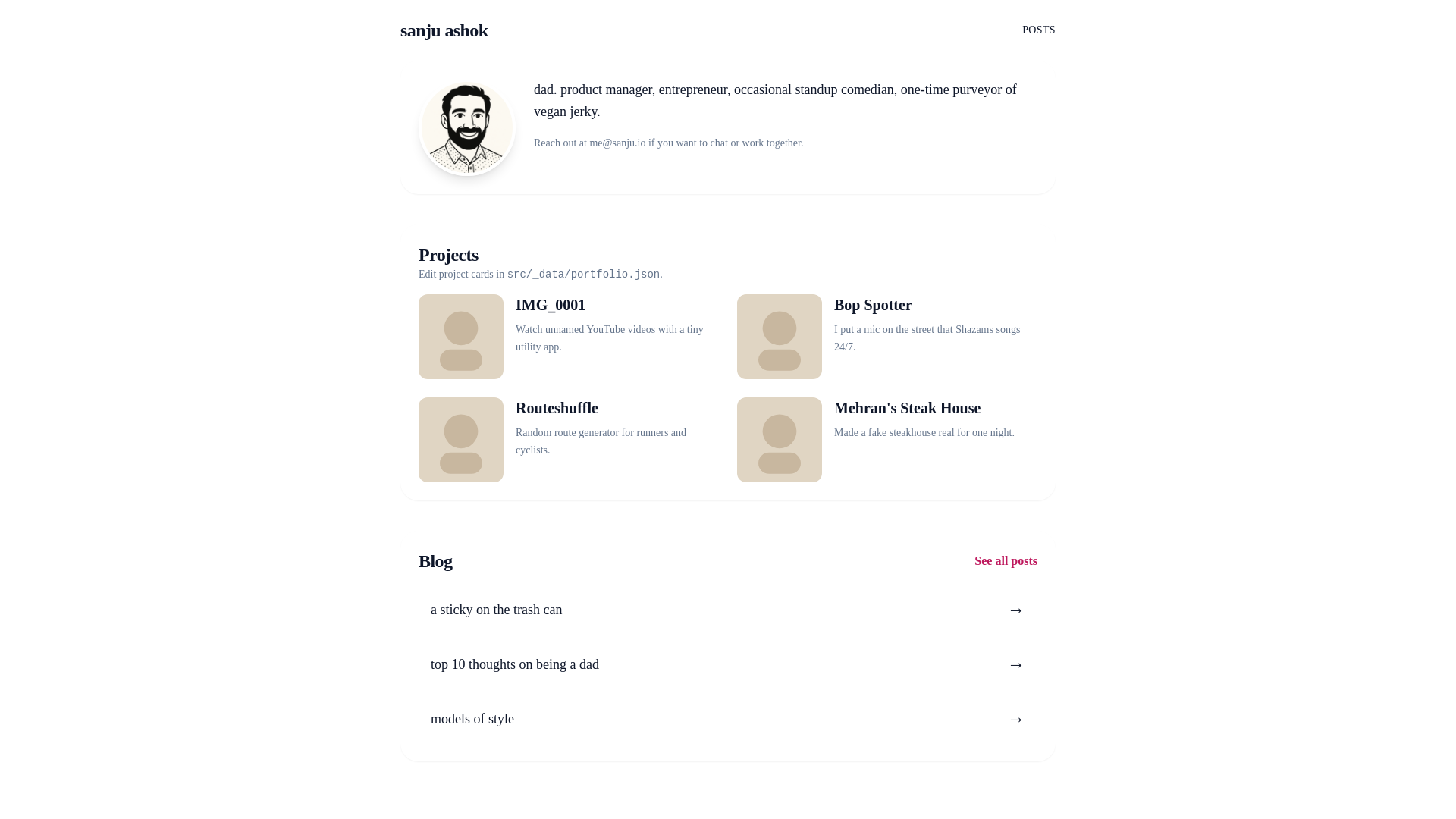 website screenshot of https://sanjudotio.pages.dev/