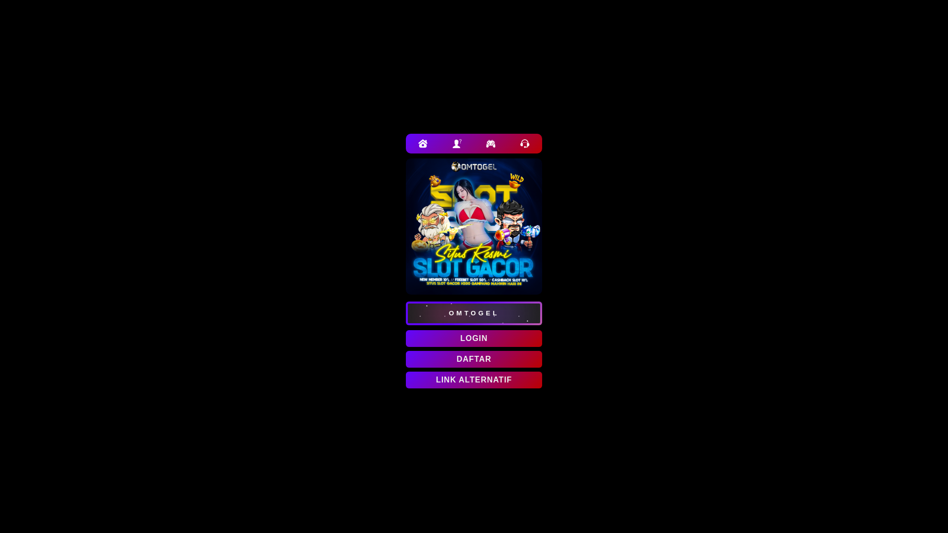 website screenshot of https://becak-terbang.pages.dev/
