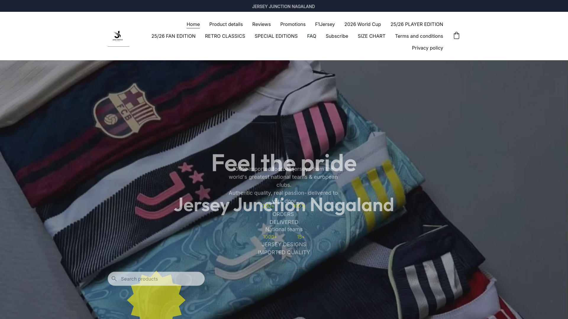 website screenshot of https://jerseyjunctionnagaland.shop/