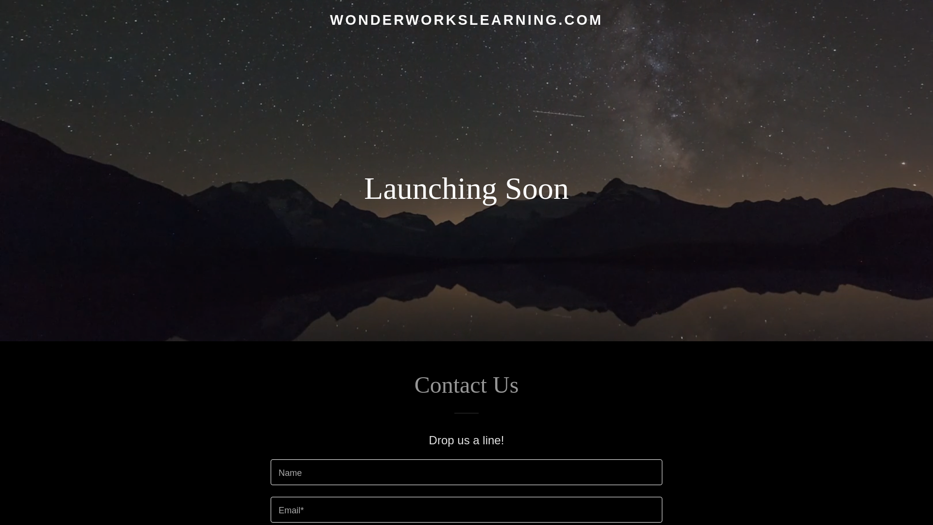 website screenshot of https://wonderworkslearning.com/