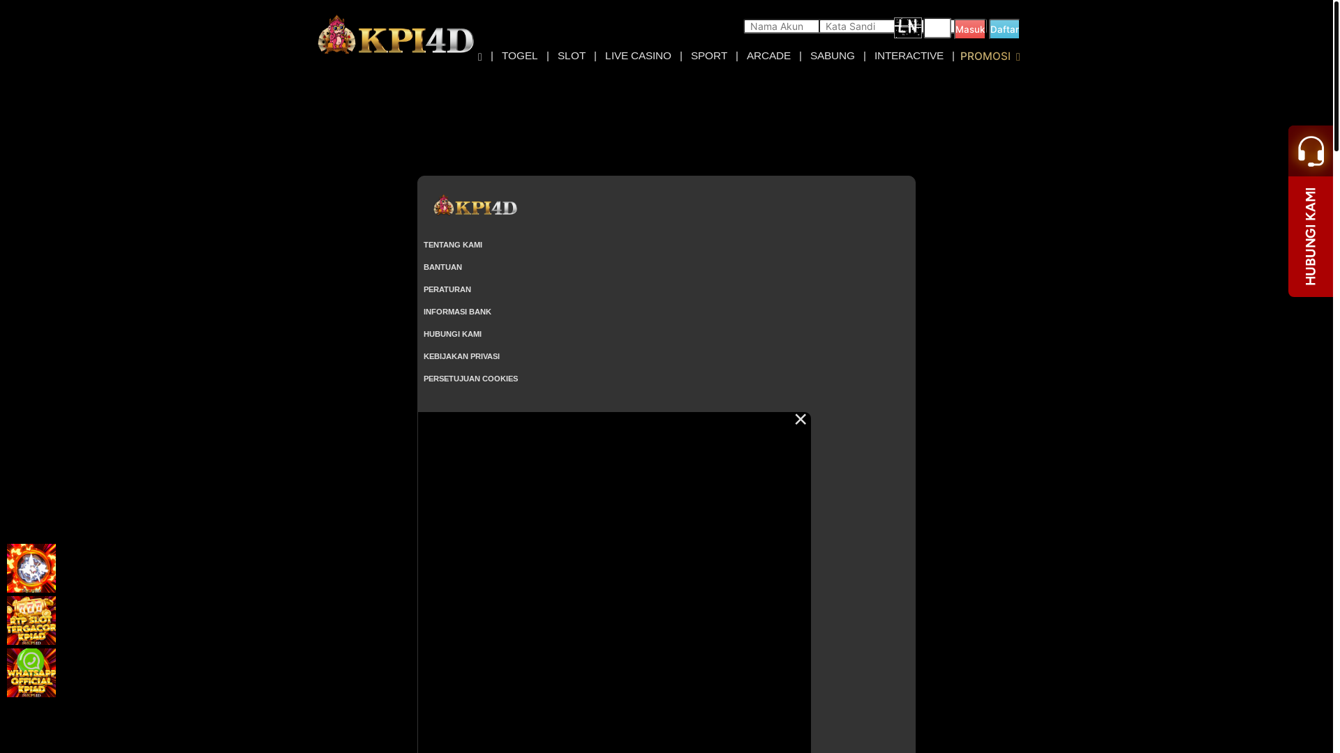website screenshot of https://kpi4dsabar.com/