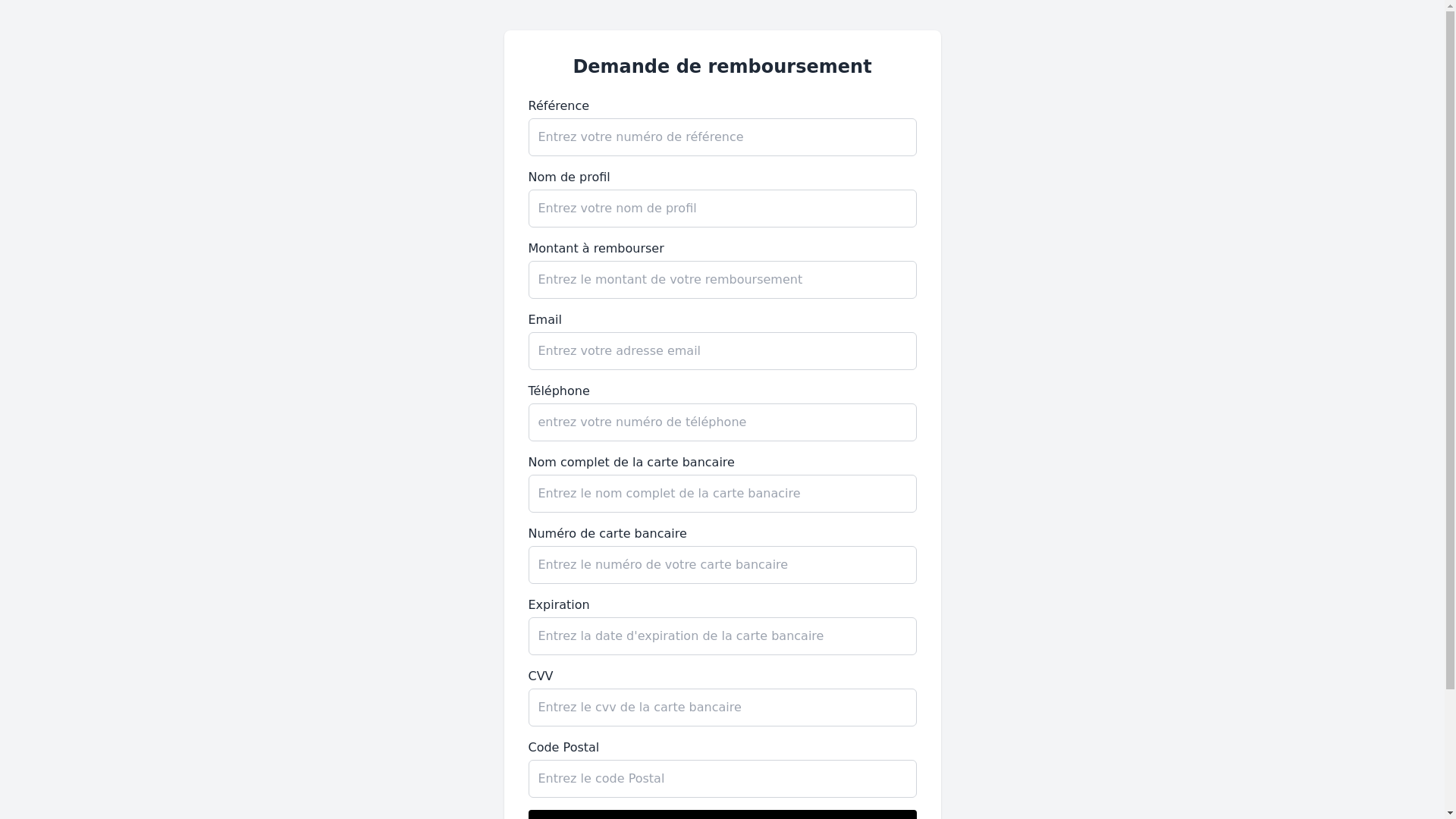 website screenshot of https://demandederemboursementfulgec.fr/
