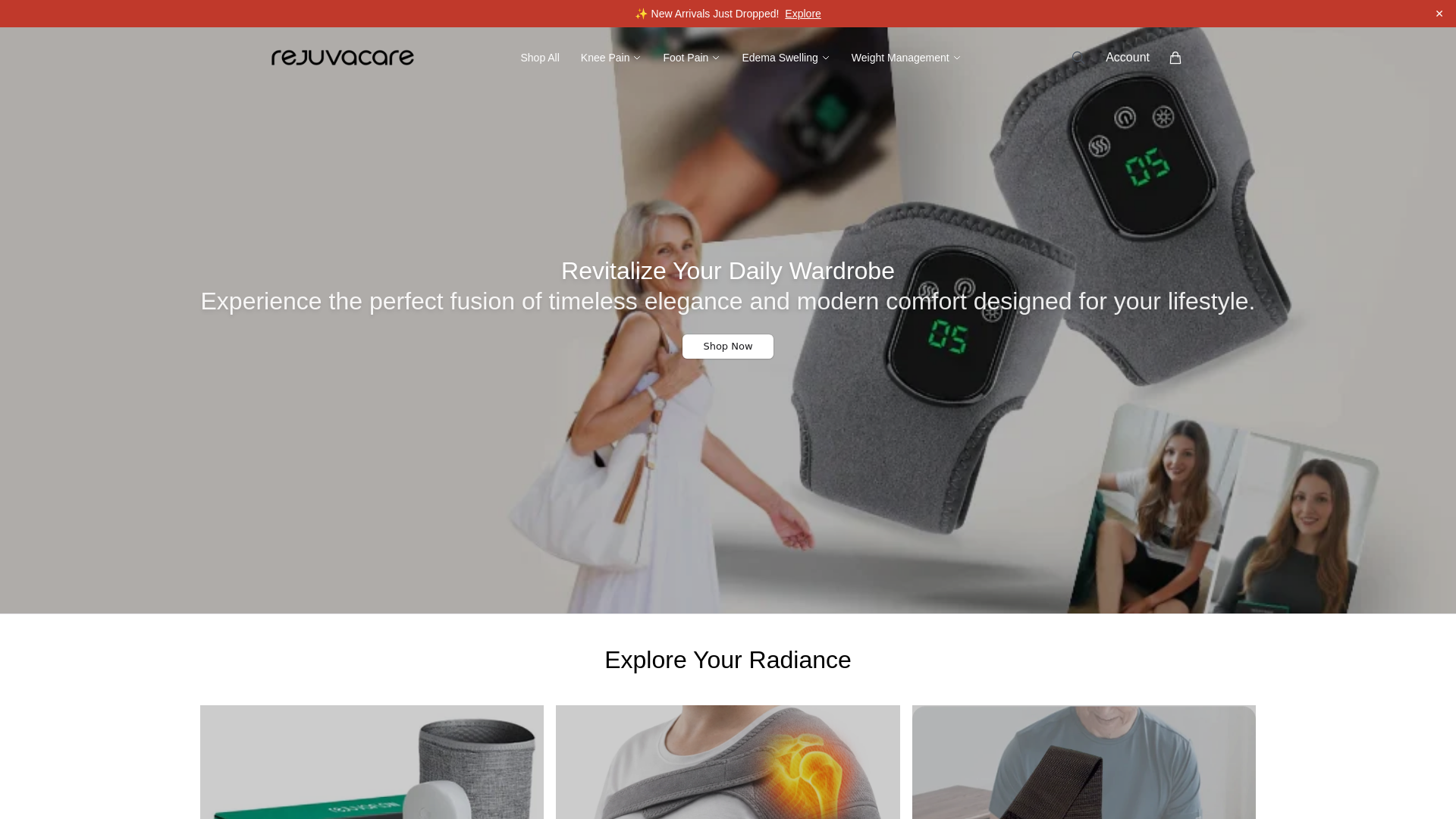 website screenshot of https://buyrejuvacare.shop/