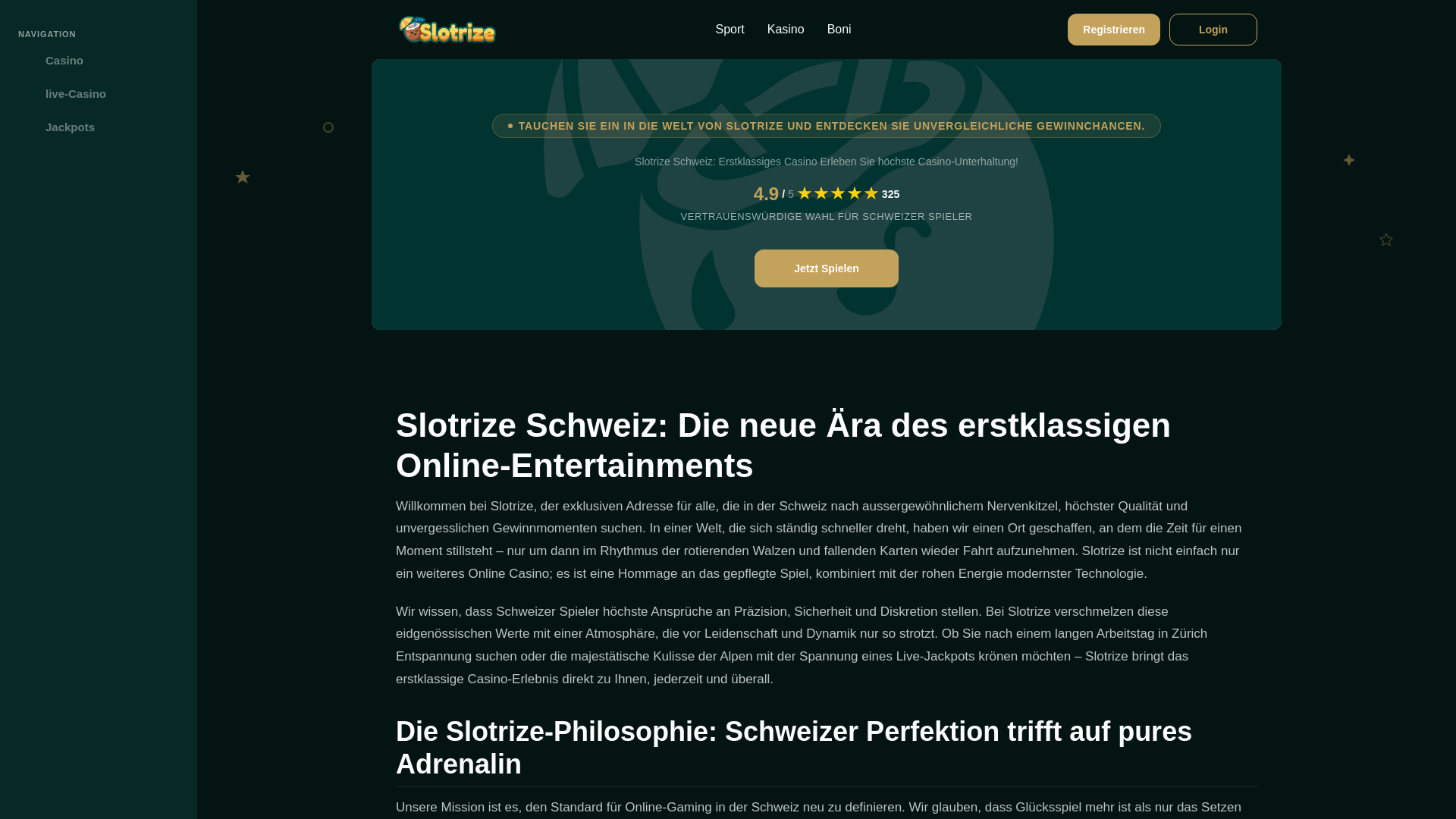 website screenshot of https://1-slotrize-ch.pages.dev/