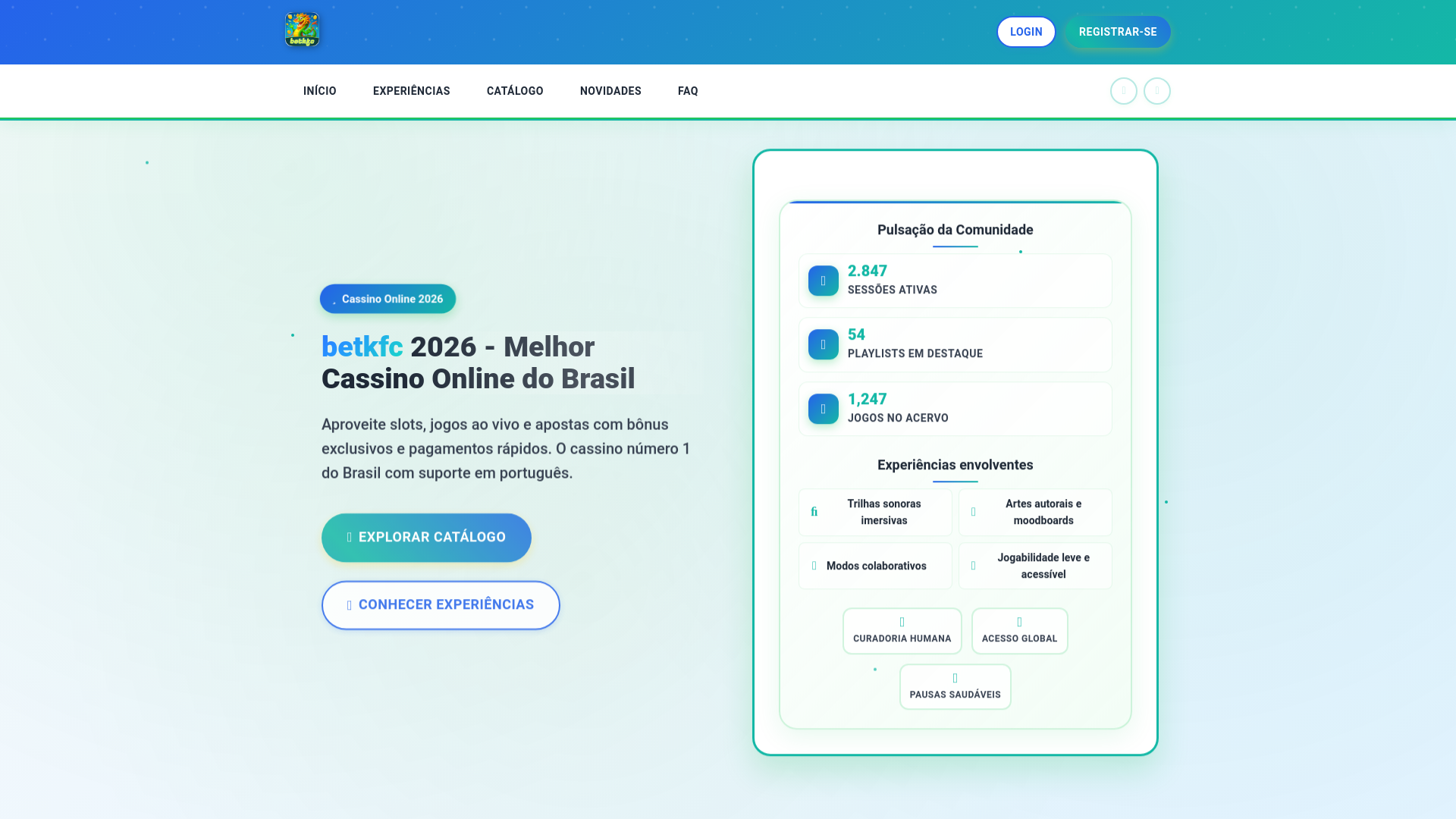 website screenshot of https://betkfcz.com