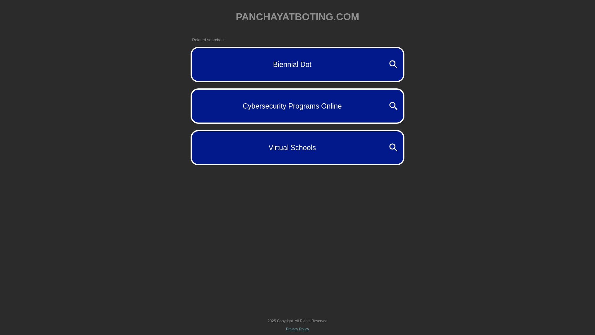 website screenshot of https://panchayatboting.com/