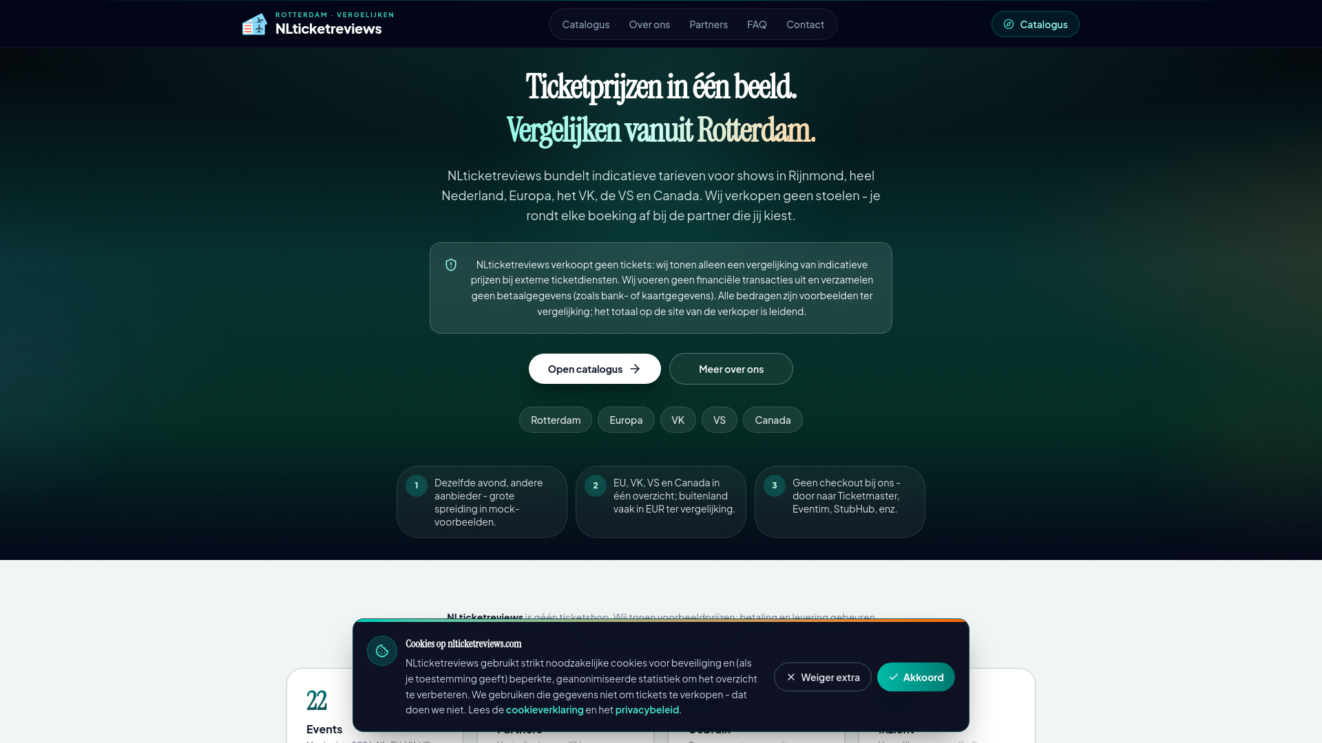 website screenshot of https://nlticketreviews.com/