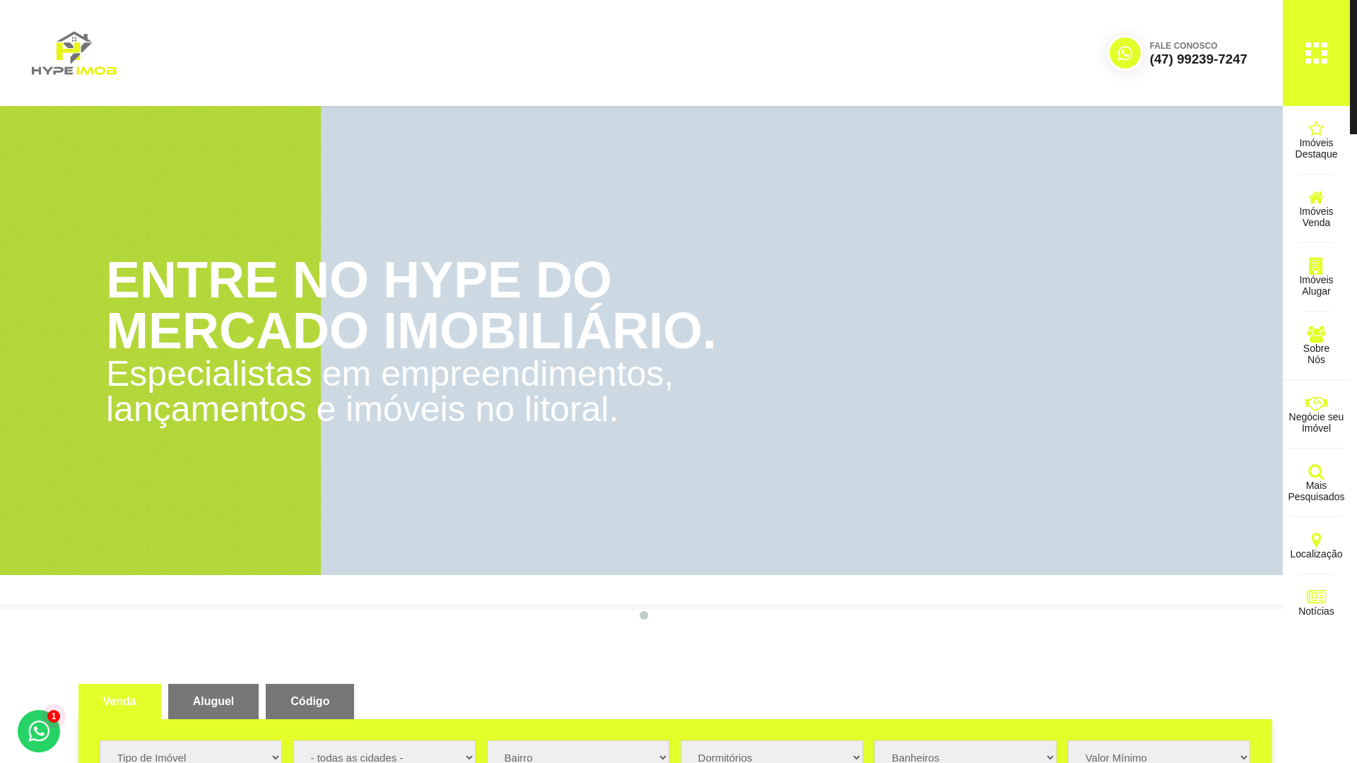 website screenshot of https://lucasgimoveis.com.br/