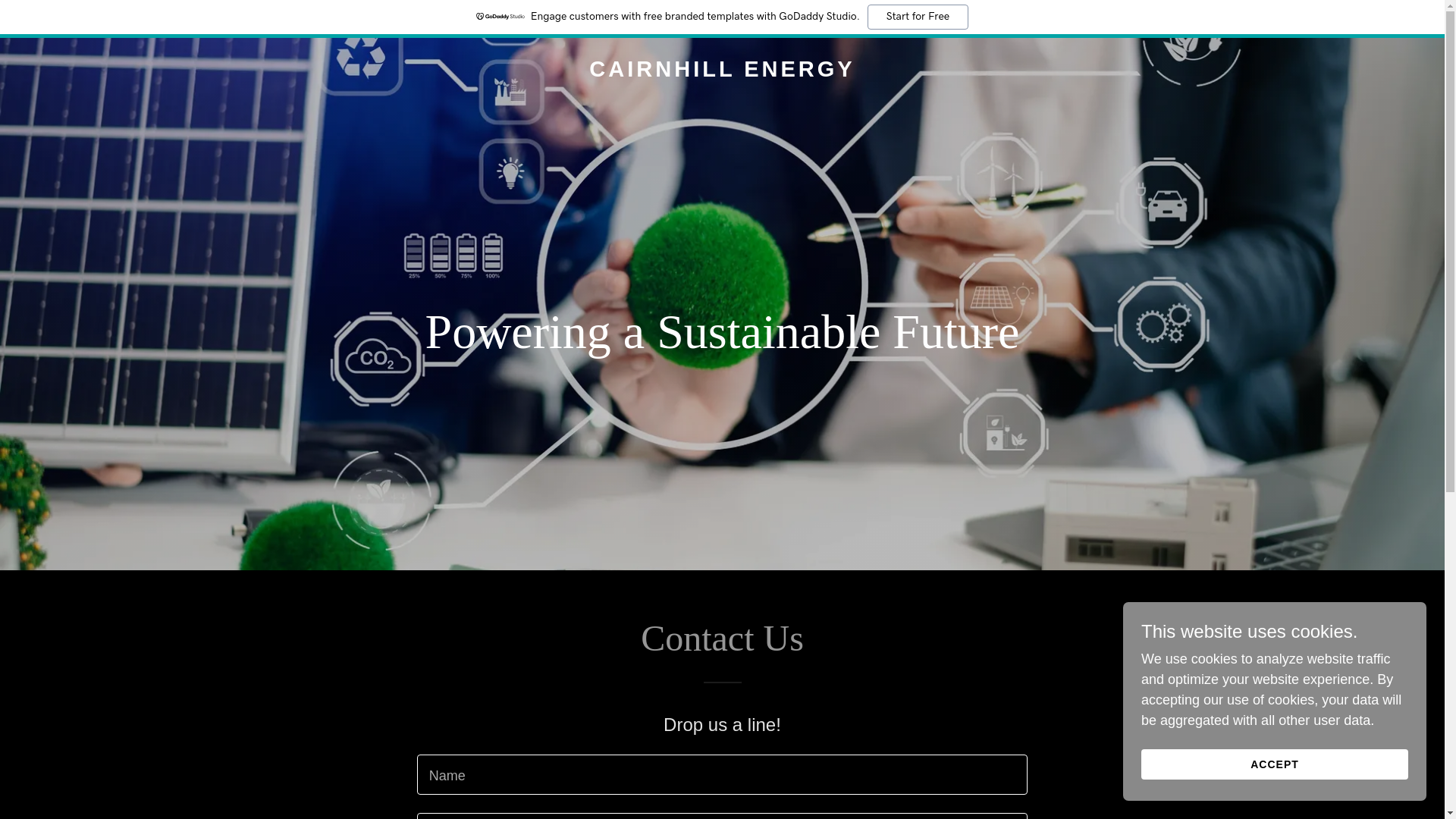 website screenshot of https://cairnhillenergy.sg/