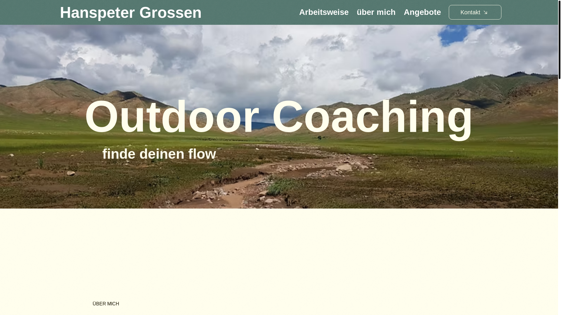 website screenshot of https://hanspetergrossen.ch/