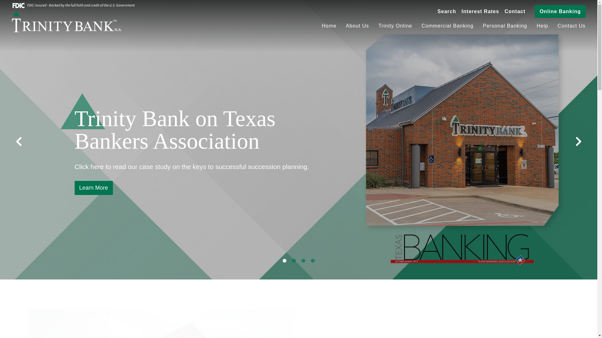 website screenshot of https://www.trinitybk.com