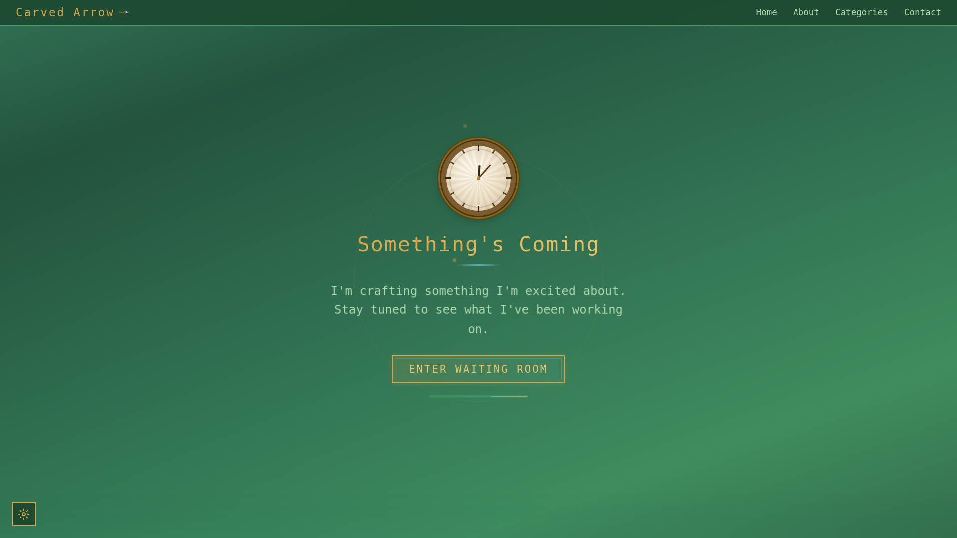 website screenshot of https://carvedarrow.com/