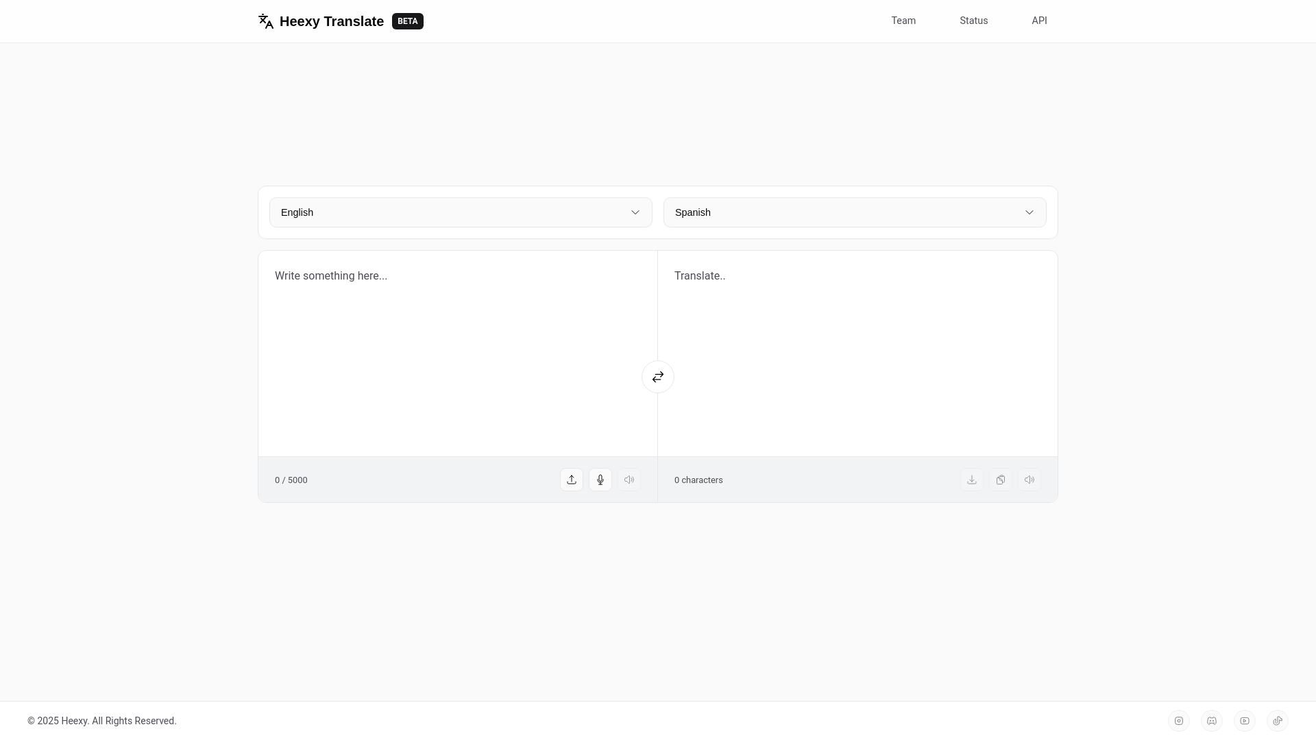 website screenshot of https://translator-ev0.pages.dev/